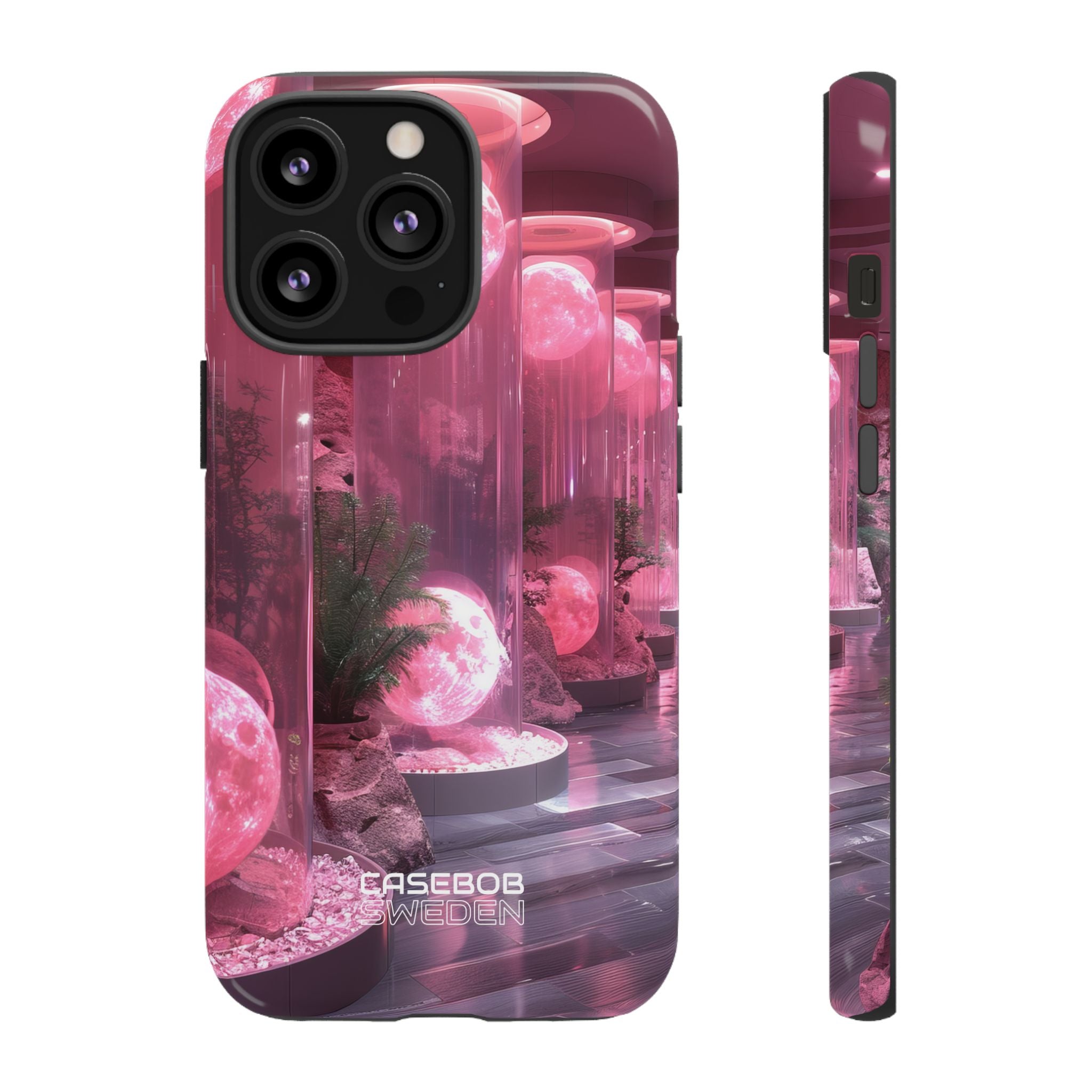 Futuristic Moon Garden iPhone 13 - Tough