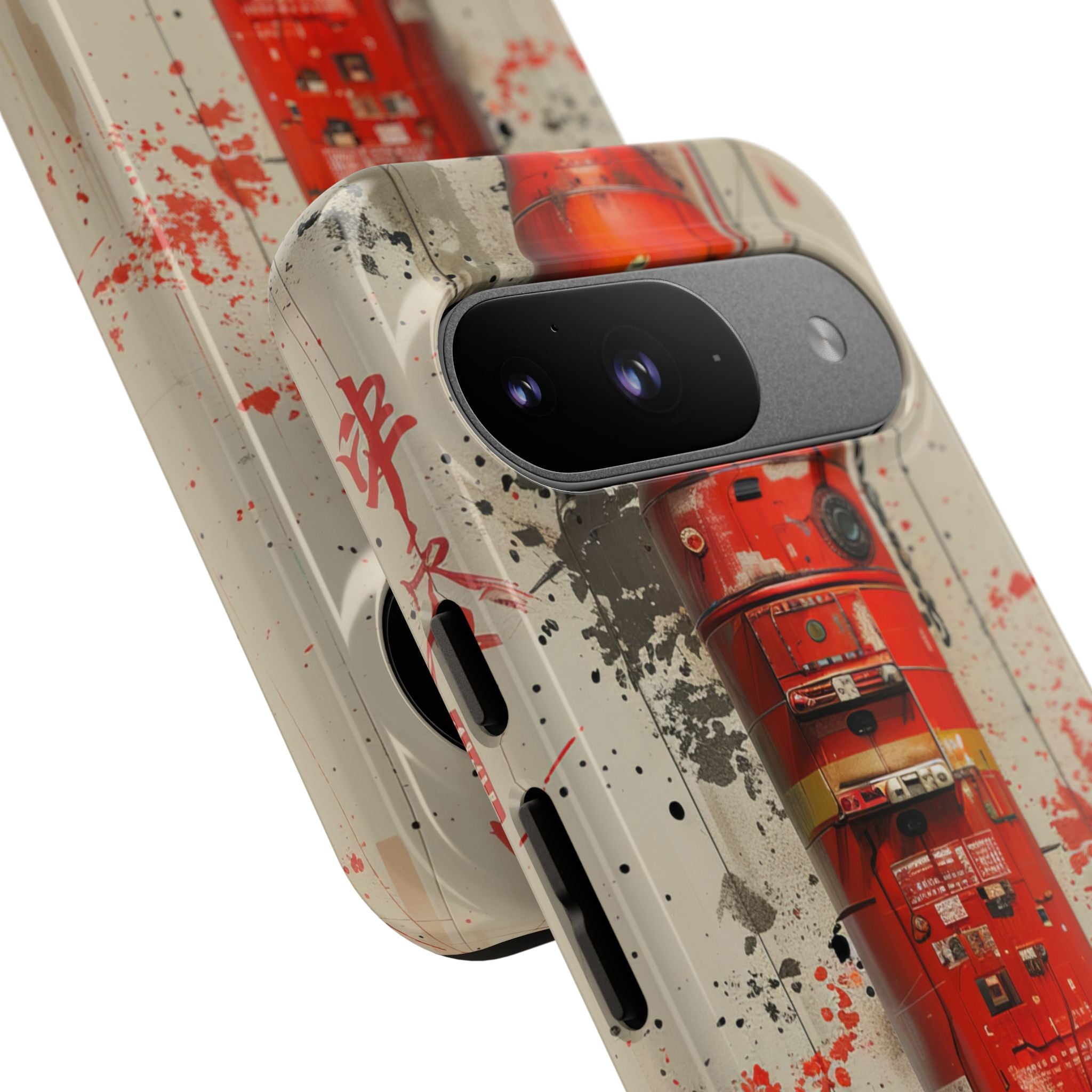 Crimson Rocket Burst Google Pixel 9 - Tough