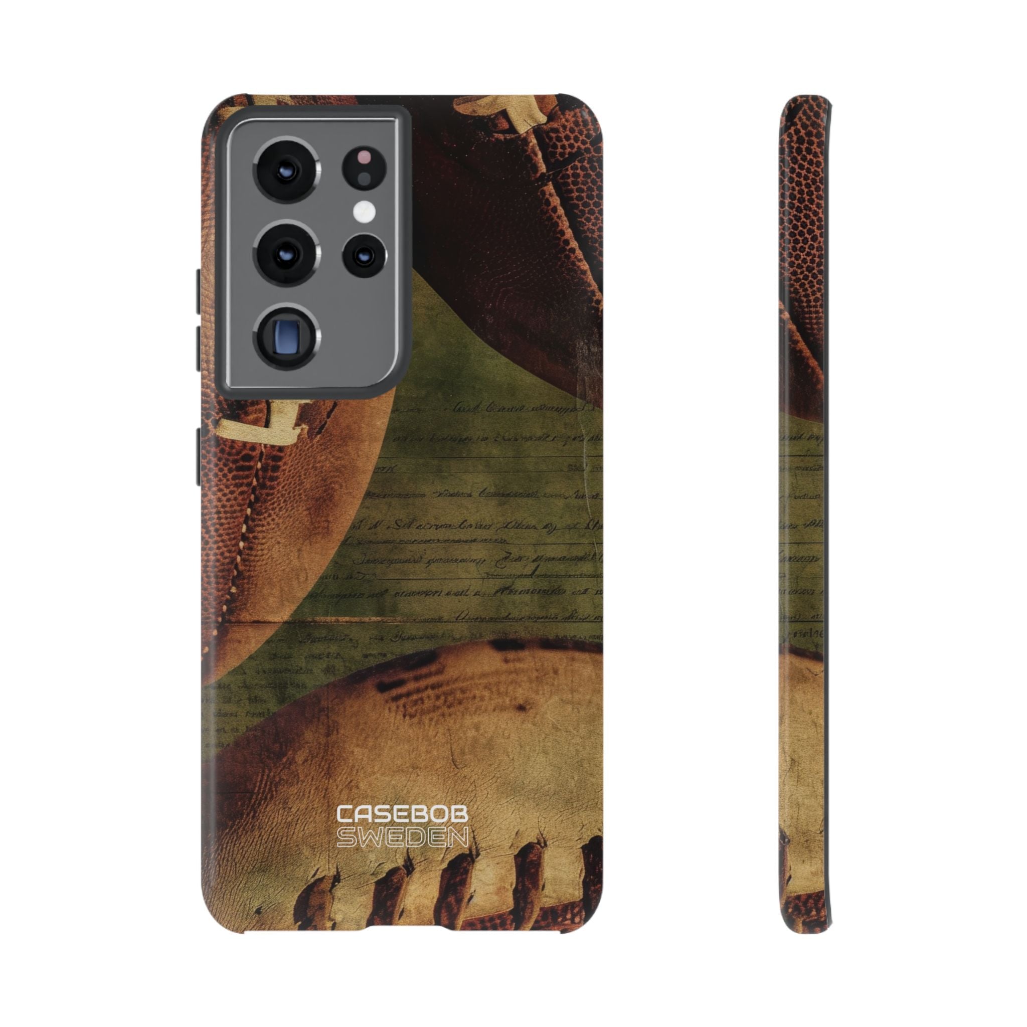 Vintage fodboldteksturer Samsung S21 - Tough