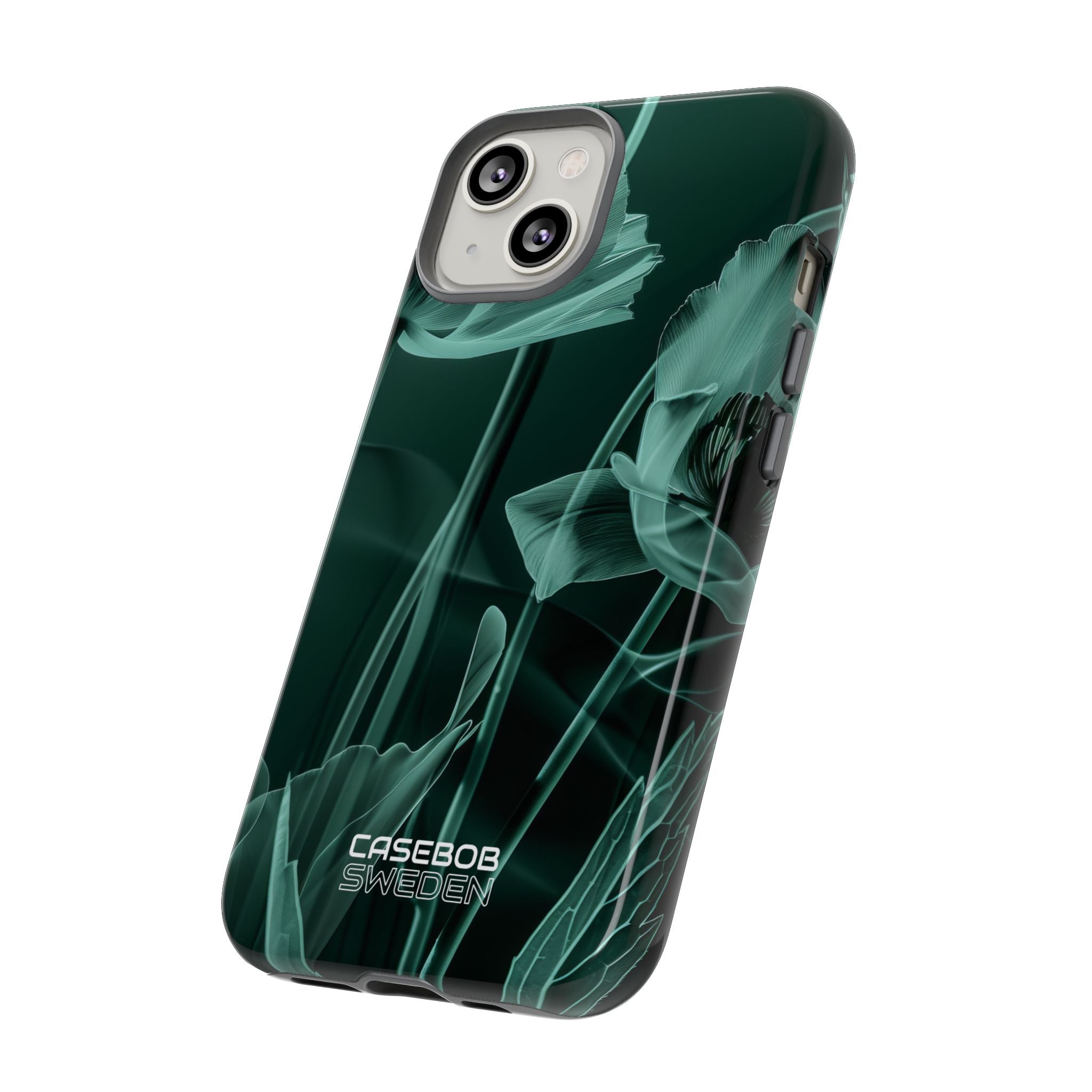 Teal Bloom Radiance iPhone 14 - Tough
