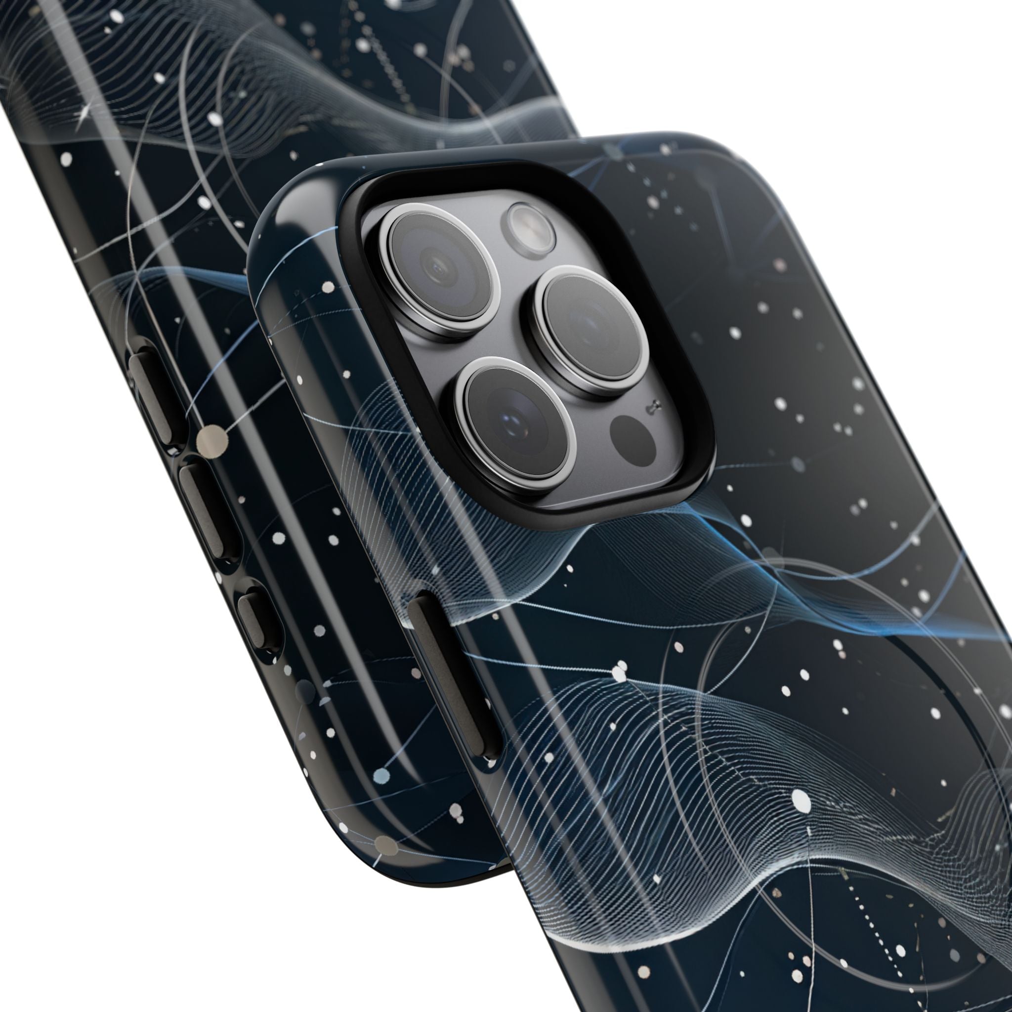 Cosmic Wave Network iPhone 15 - Tough+