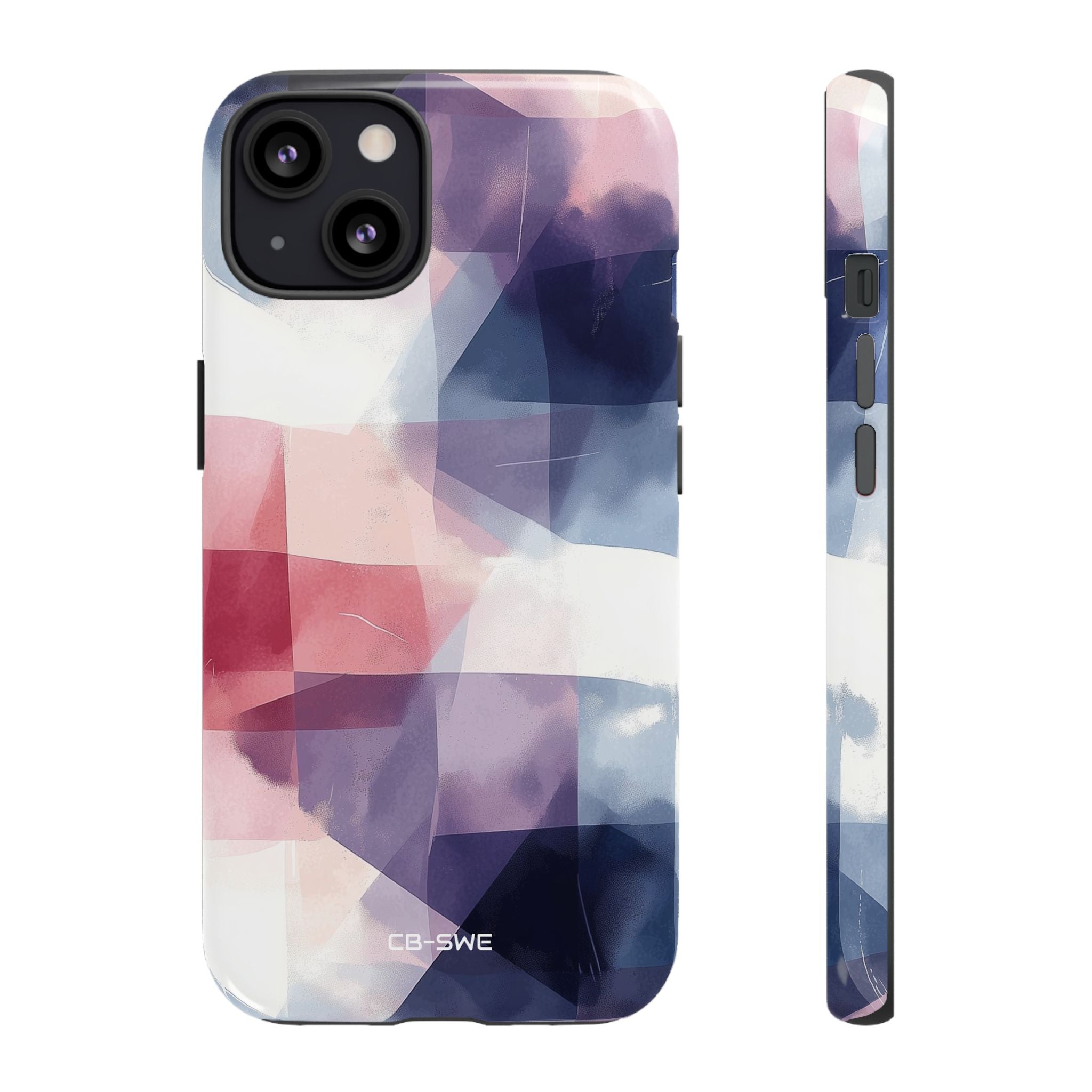 Fluid Shapes Merge - iPhone Case