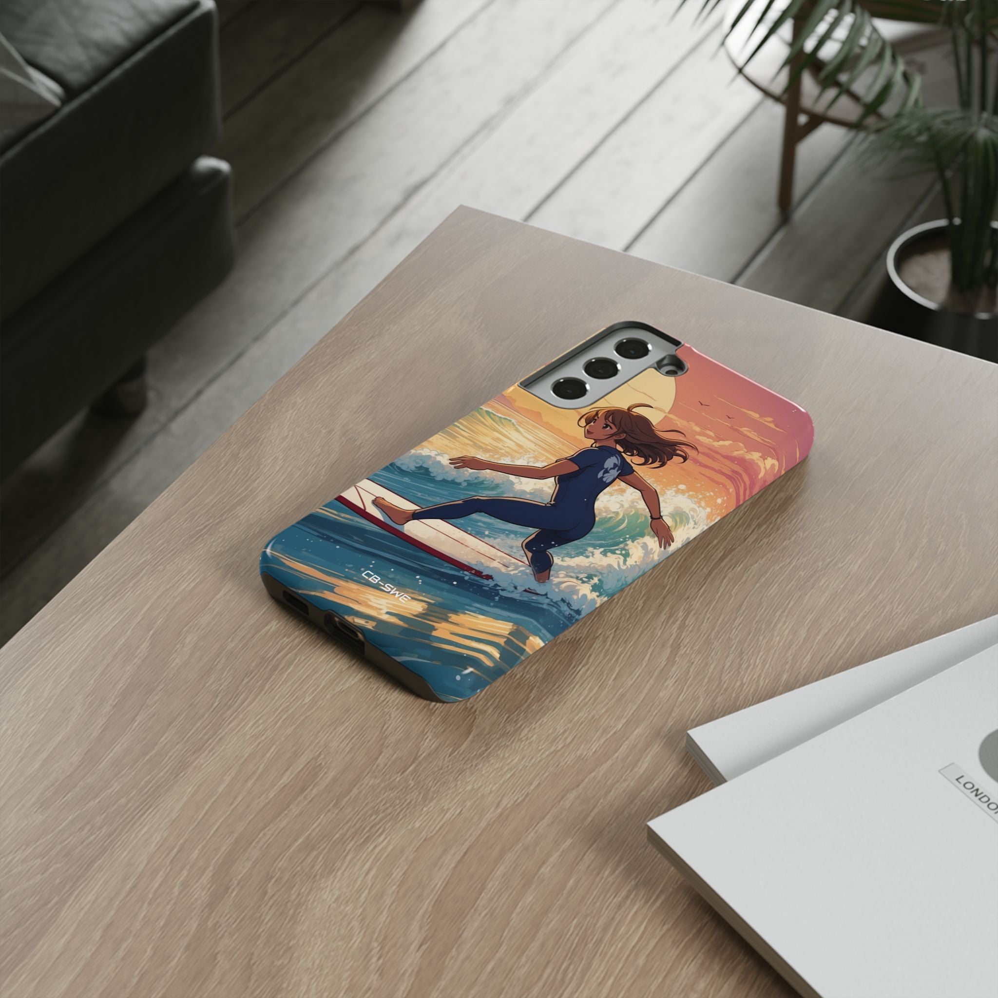 Surfing Into Sunset - Samsung Case