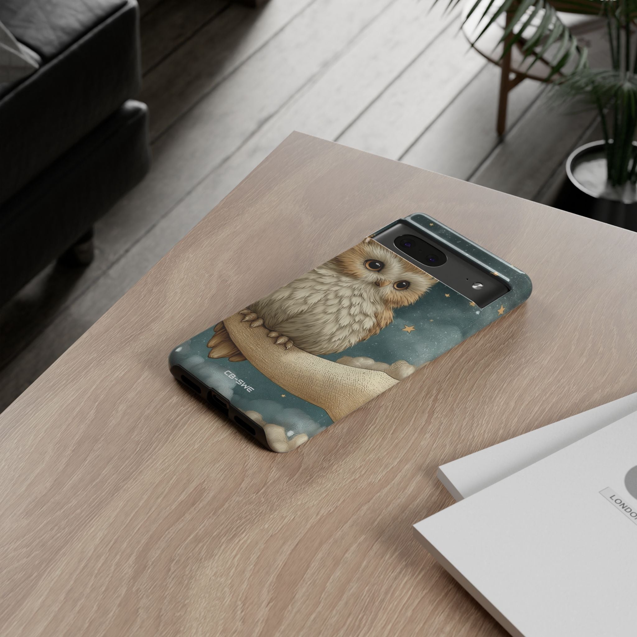Owls Nestle Moon - Google Pixel Case