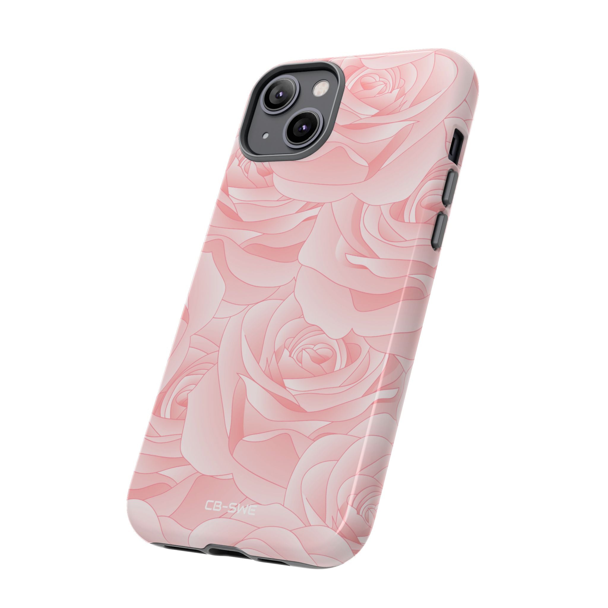 Elegant Pink Roses - iPhone Case