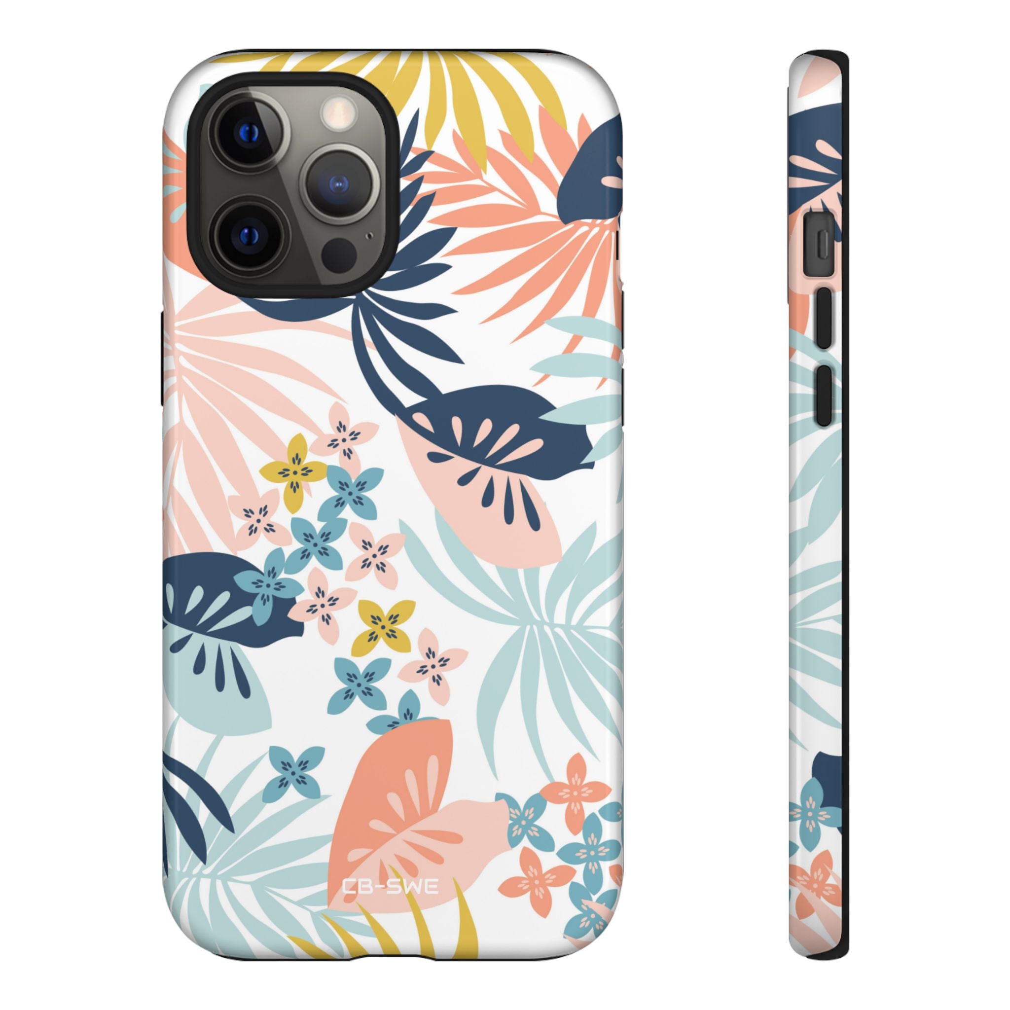 Tropical Foliage Blooms - iPhone Case