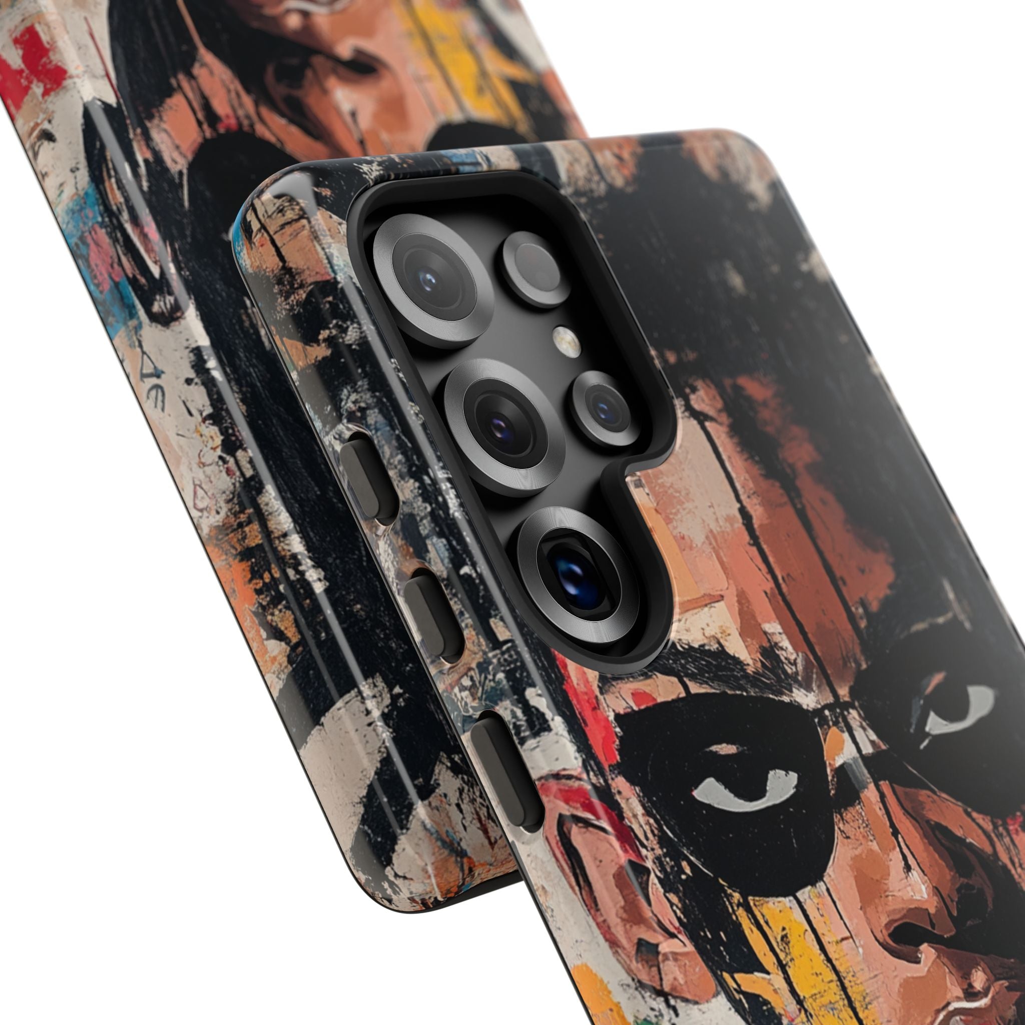 Masked Portrait Drips Samsung S25 Ultra Case - Tough