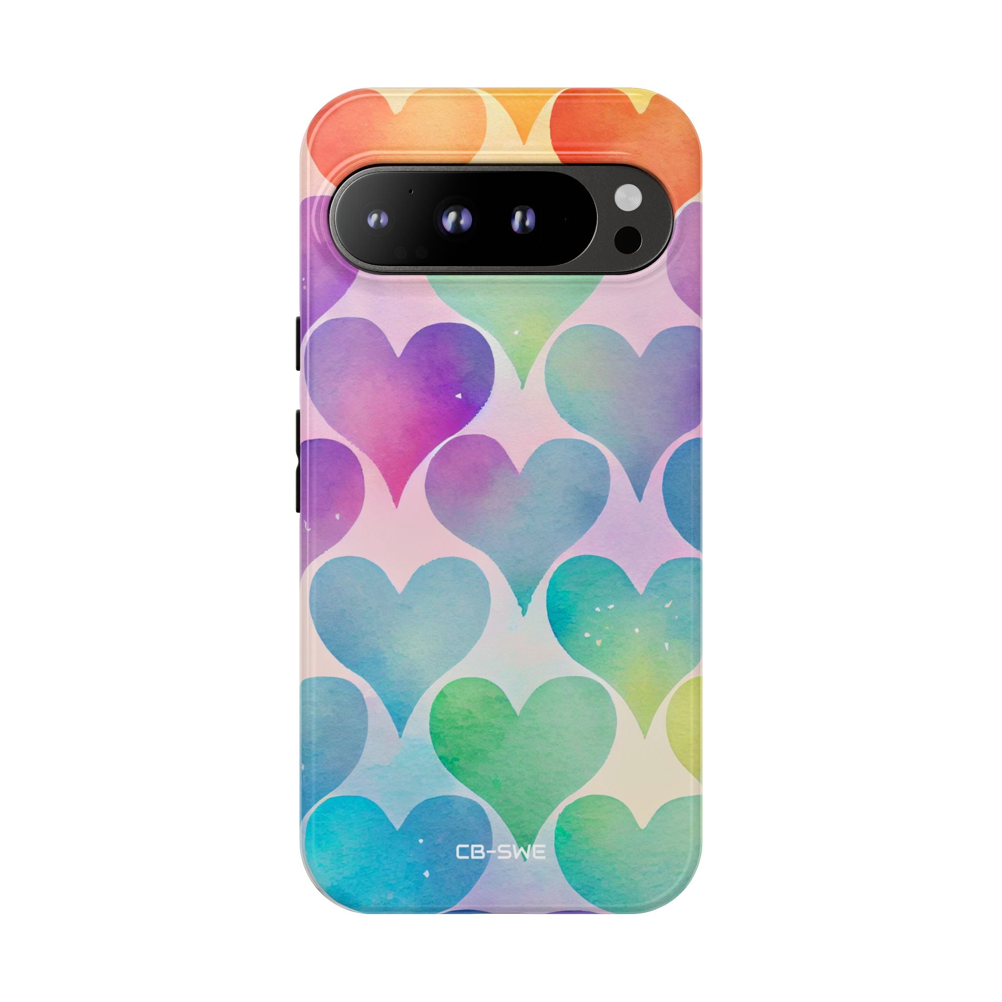 Watercolor Heart Symphony - Google Pixel Case