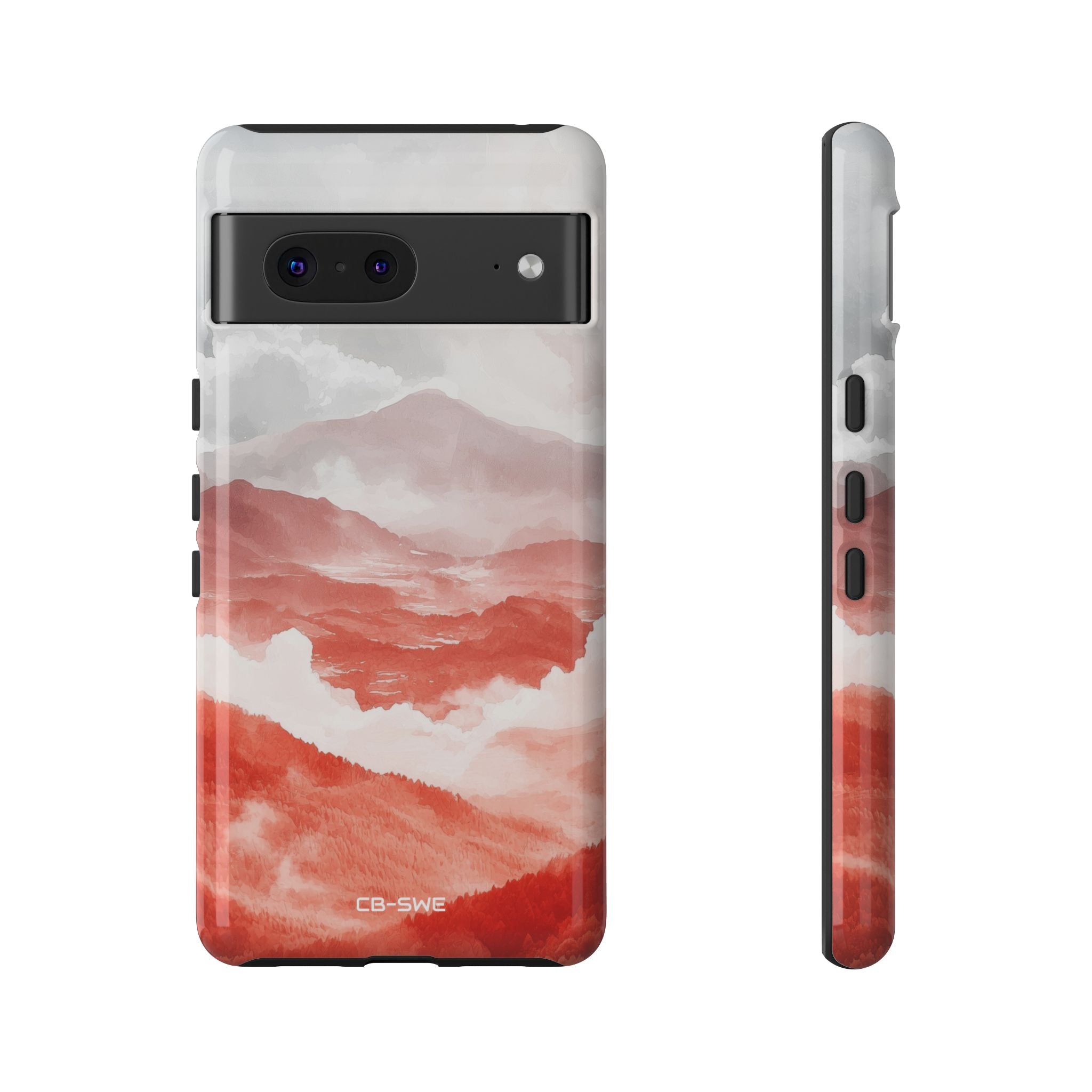 Mountain Flames Rise - Google Pixel Case