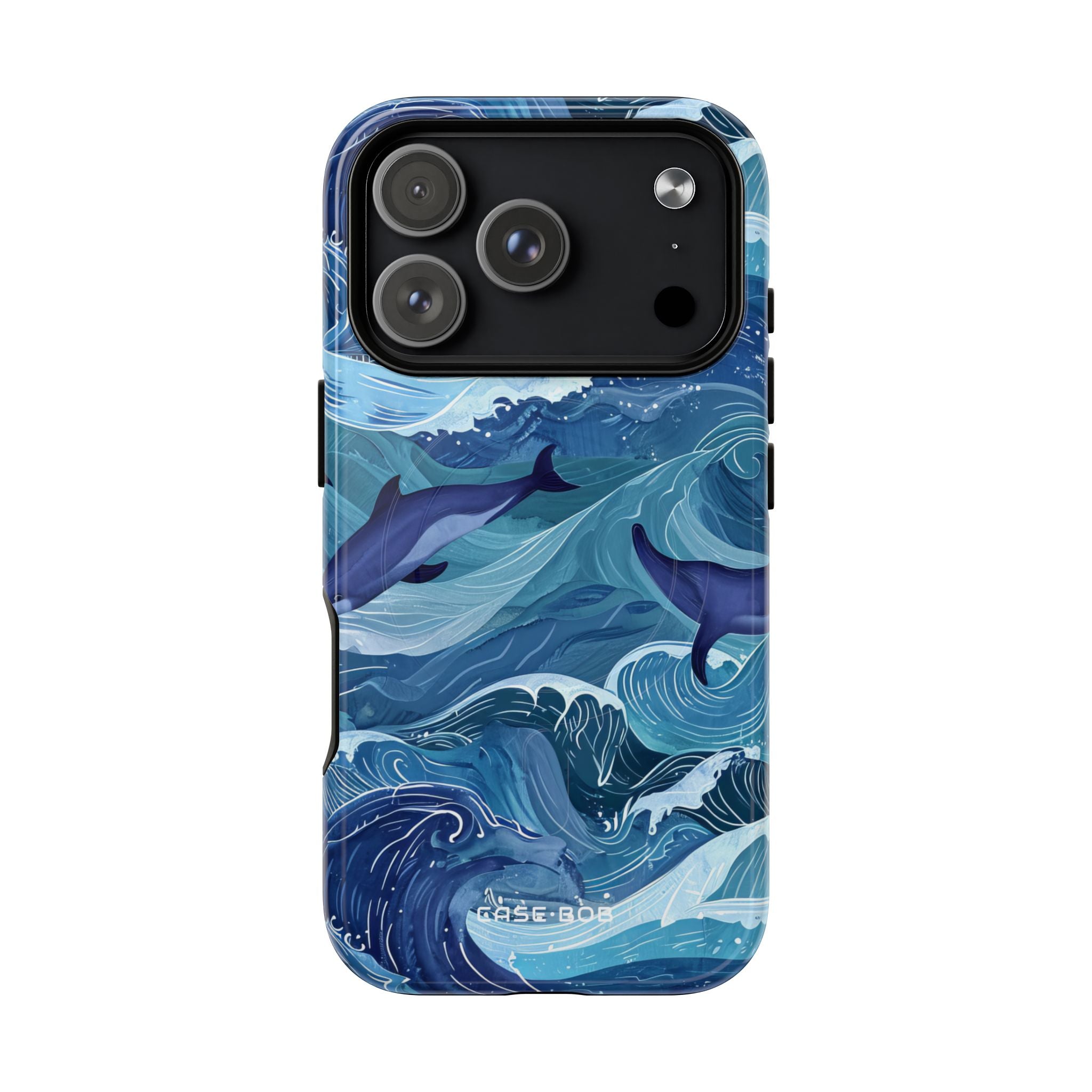 Dolphin Waves iPhone 17 Pro Case - Tough+
