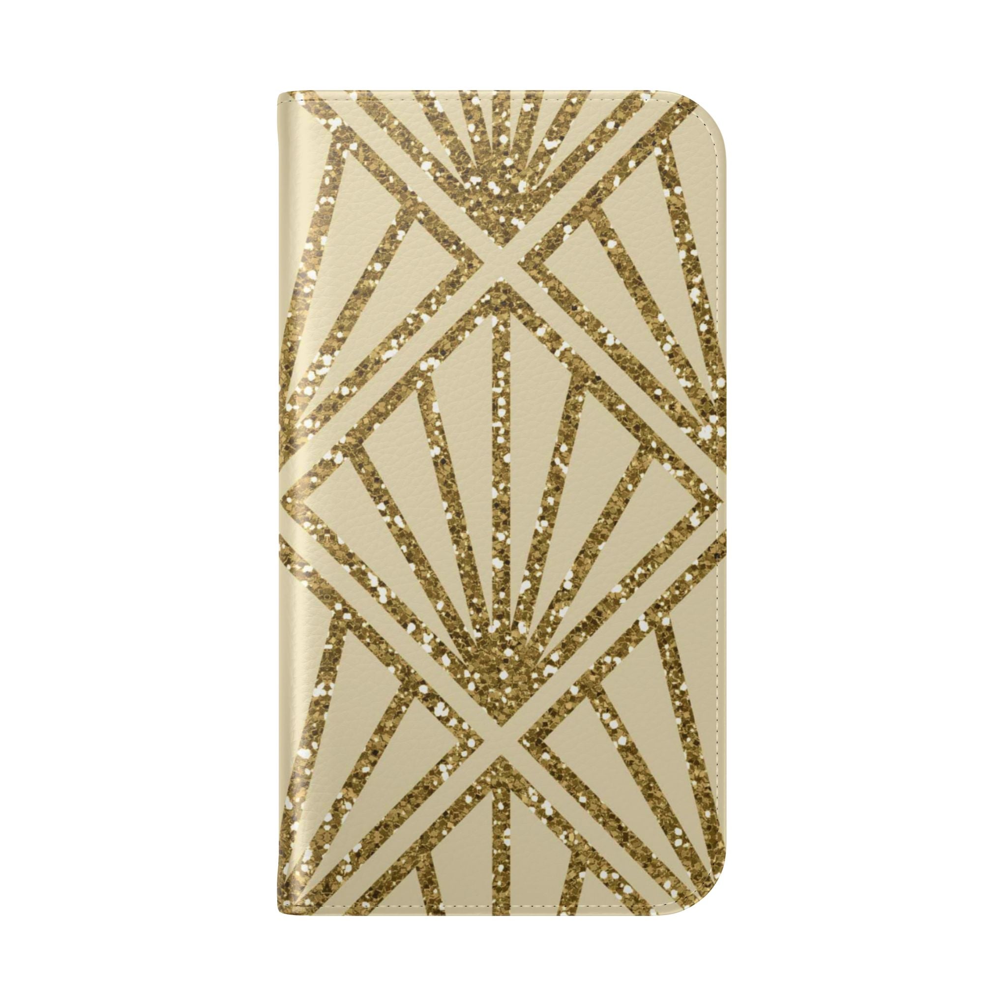 Golden Fan Sparkle - iPhone 16 Pro Case - Wallet