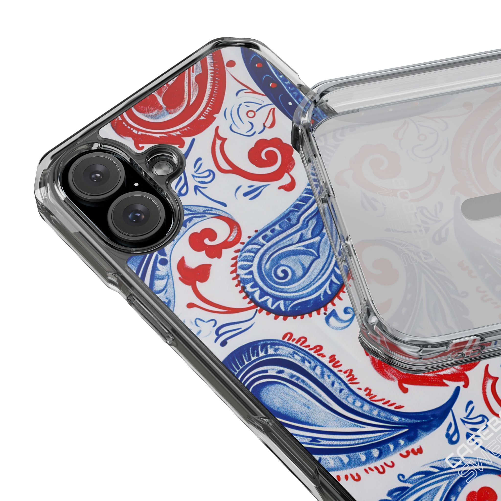 Vibrant Paisley Swirls iPhone 16 - Impact Clear+