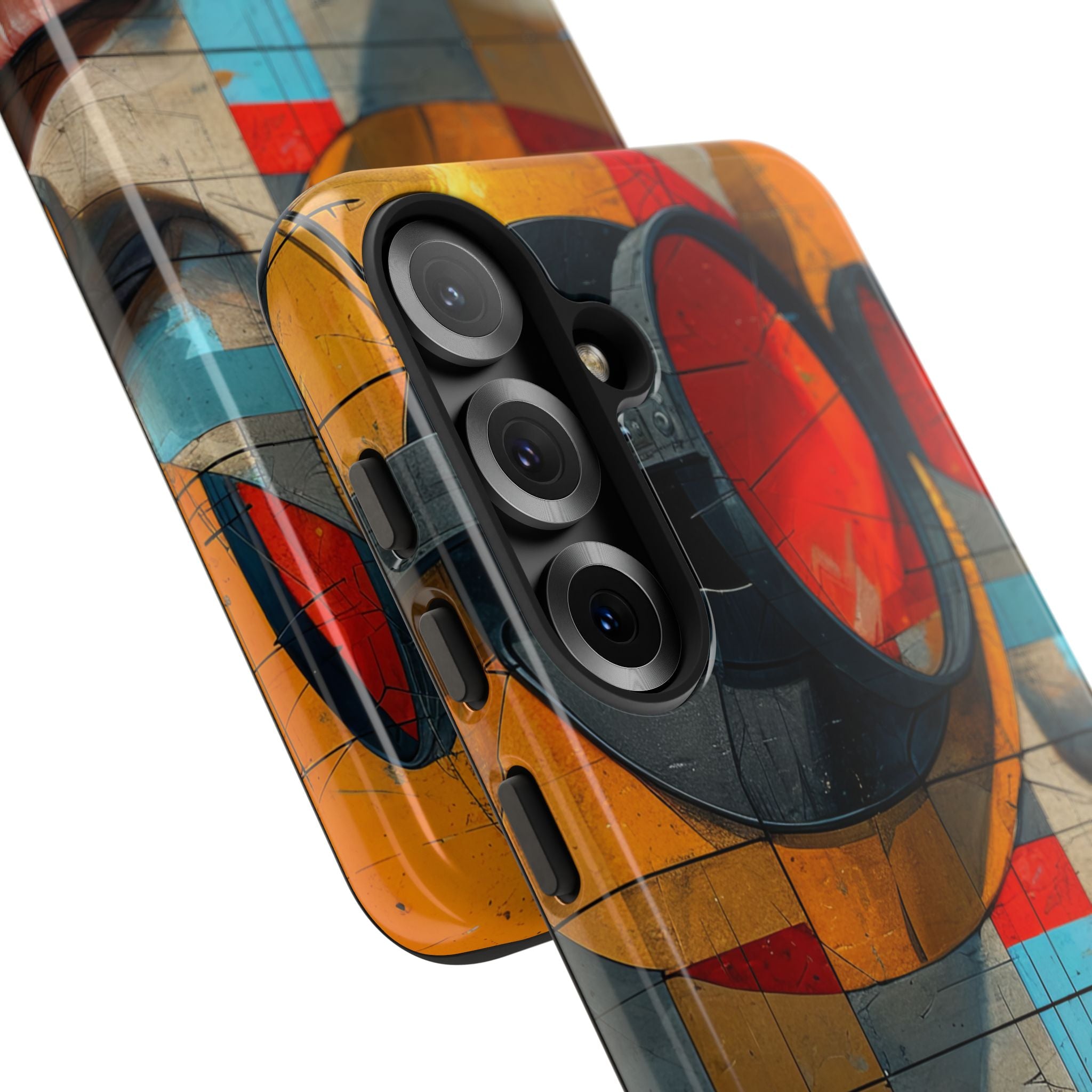 Futuristische Kubistische Visies Samsung S25 - Tough