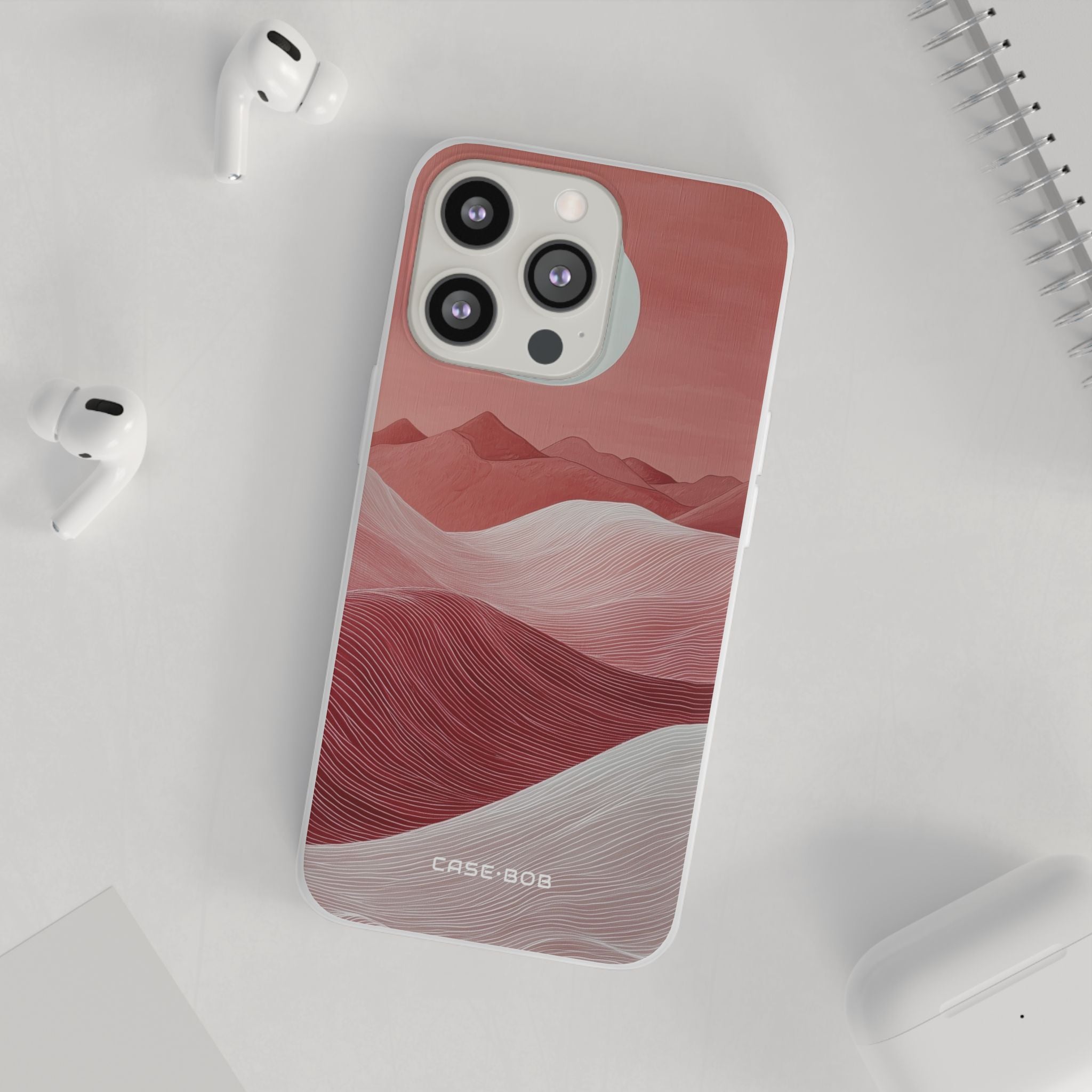 White Orb Dunes iPhone 13 Pro - Soft