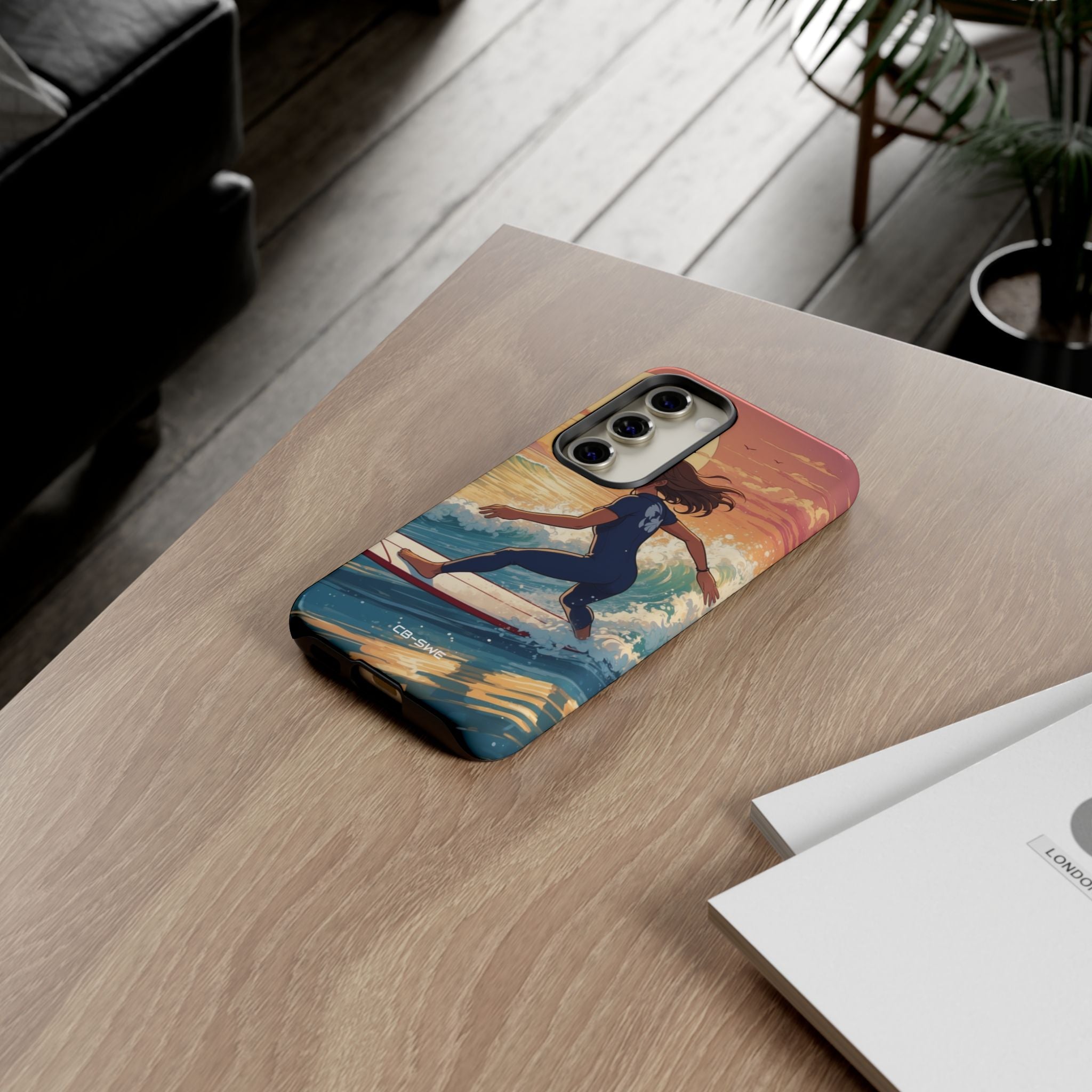 Surfing Into Sunset - Samsung Case