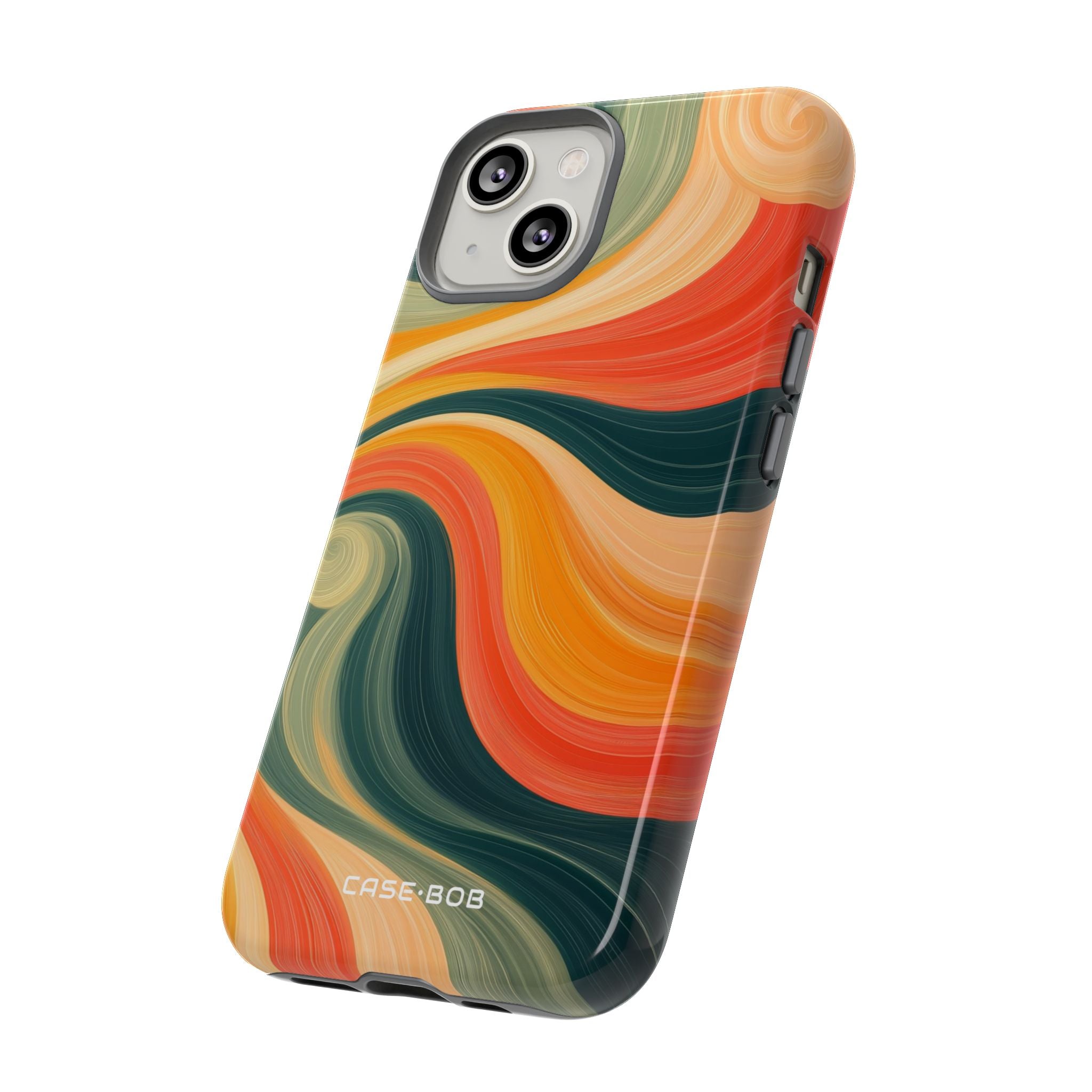 Swirling Ember iPhone 14 Case - Tough