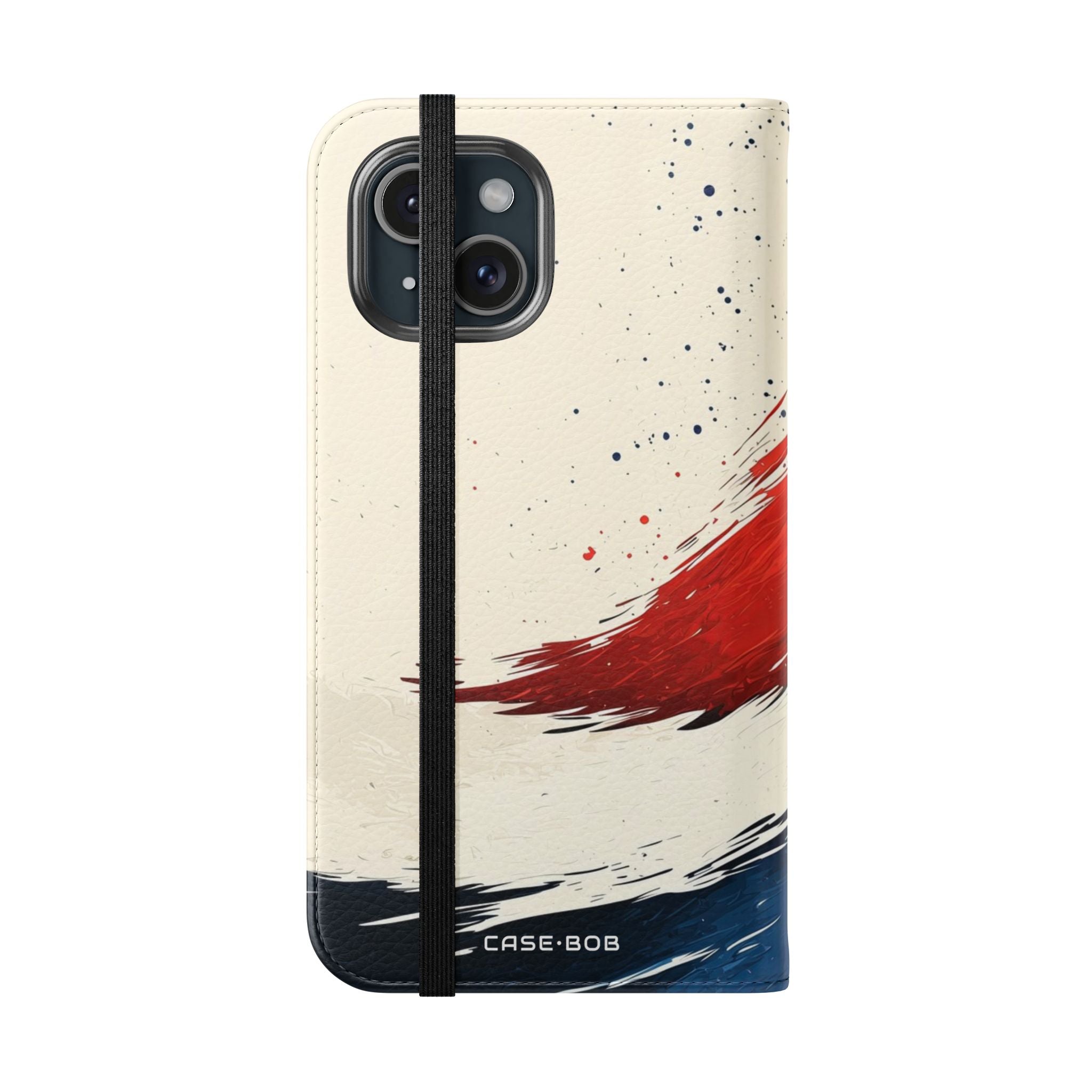 Crimson Sweep - iPhone 15 Case - Wallet