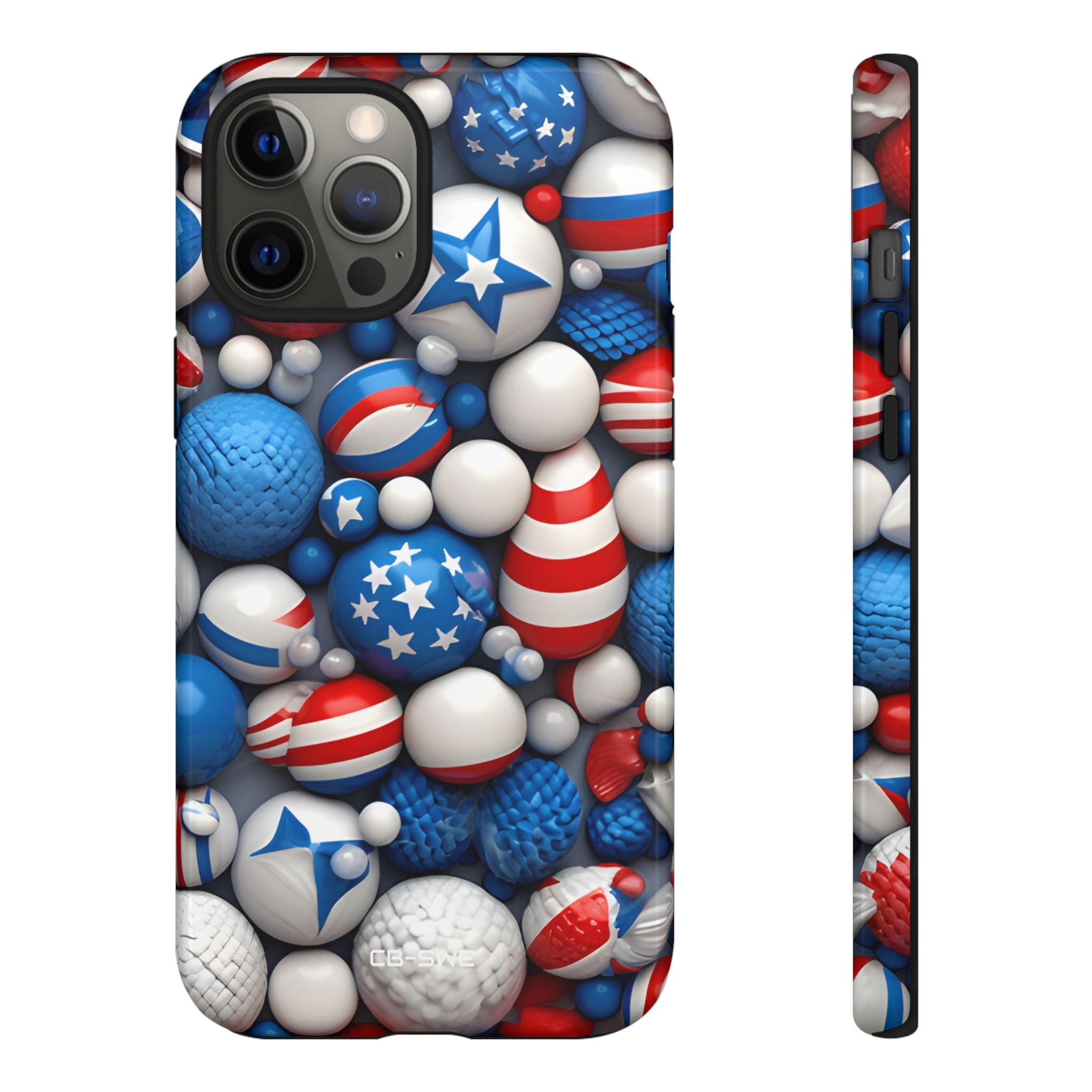Festive Spheres Cluster - iPhone Case
