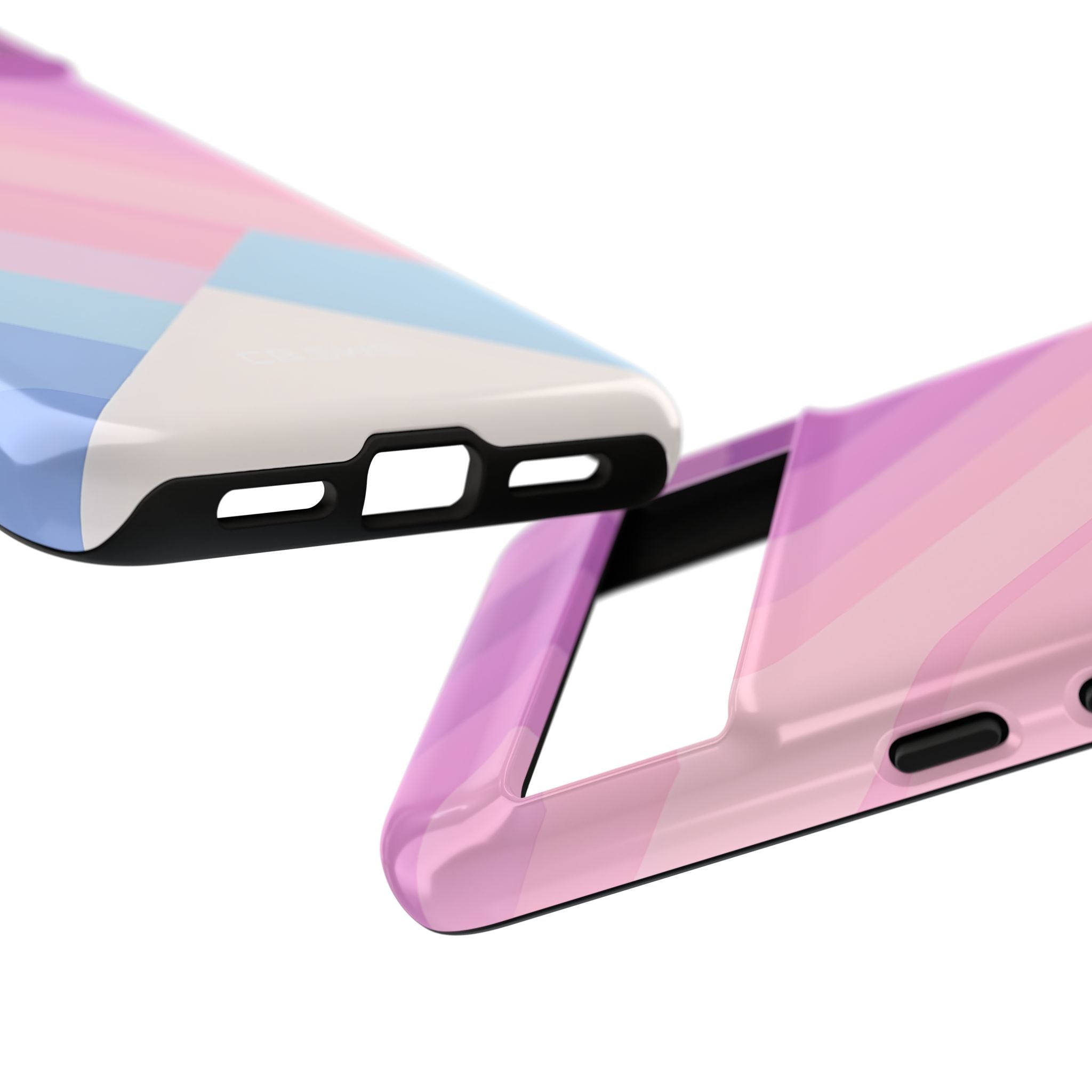 Pink Blue Gradient Layers Google Pixel 8 - Tough