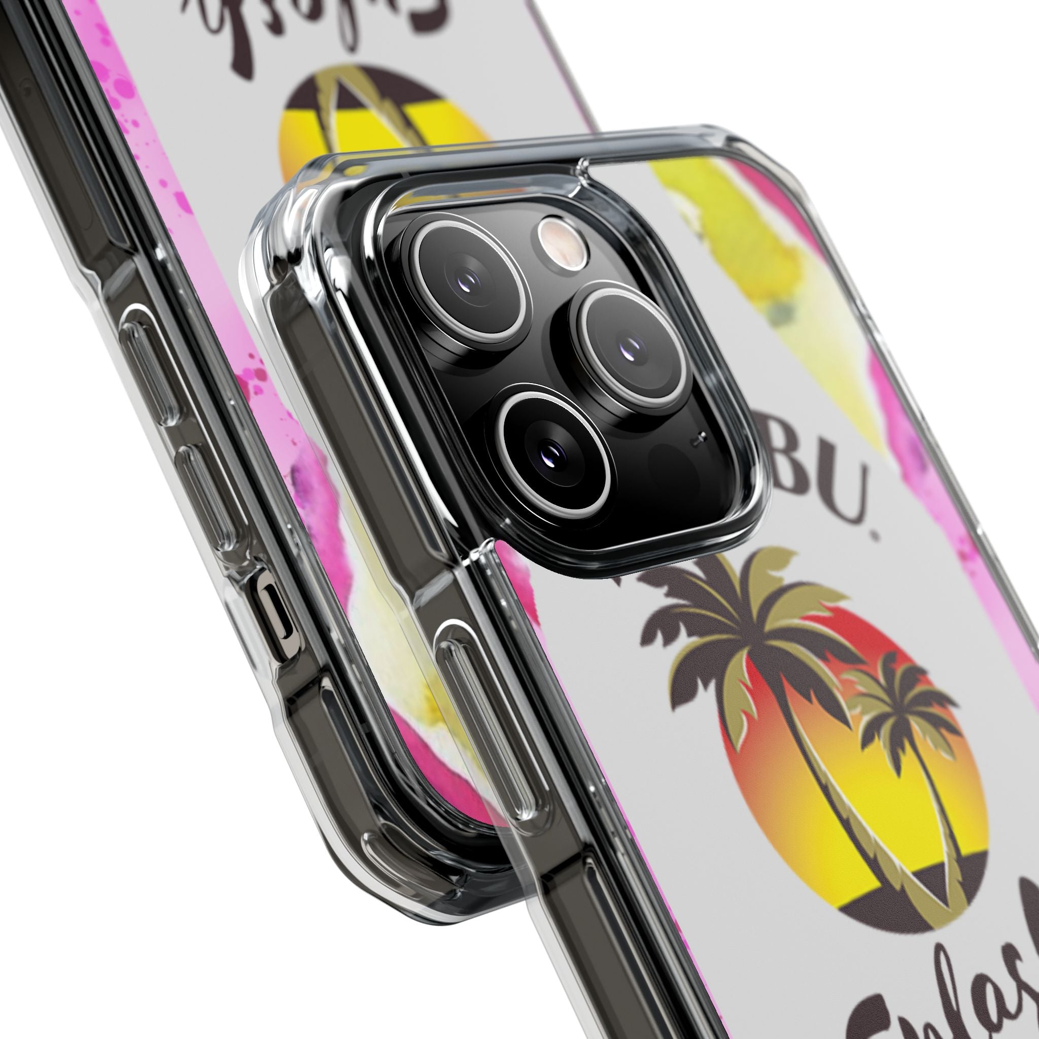 Tropical Sunset Splash iPhone Case - Impact
