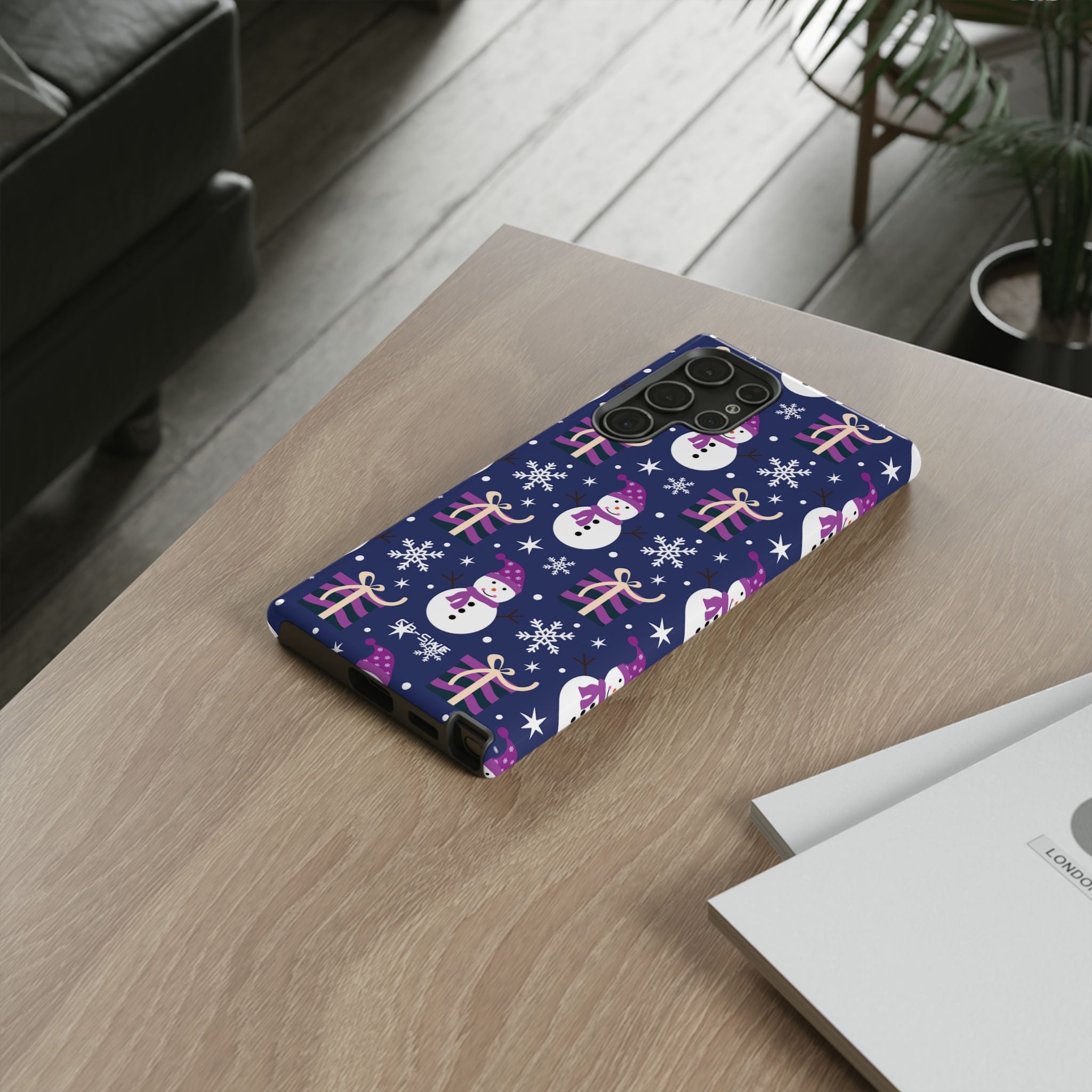 Snowmen Gift Giving - Samsung Case