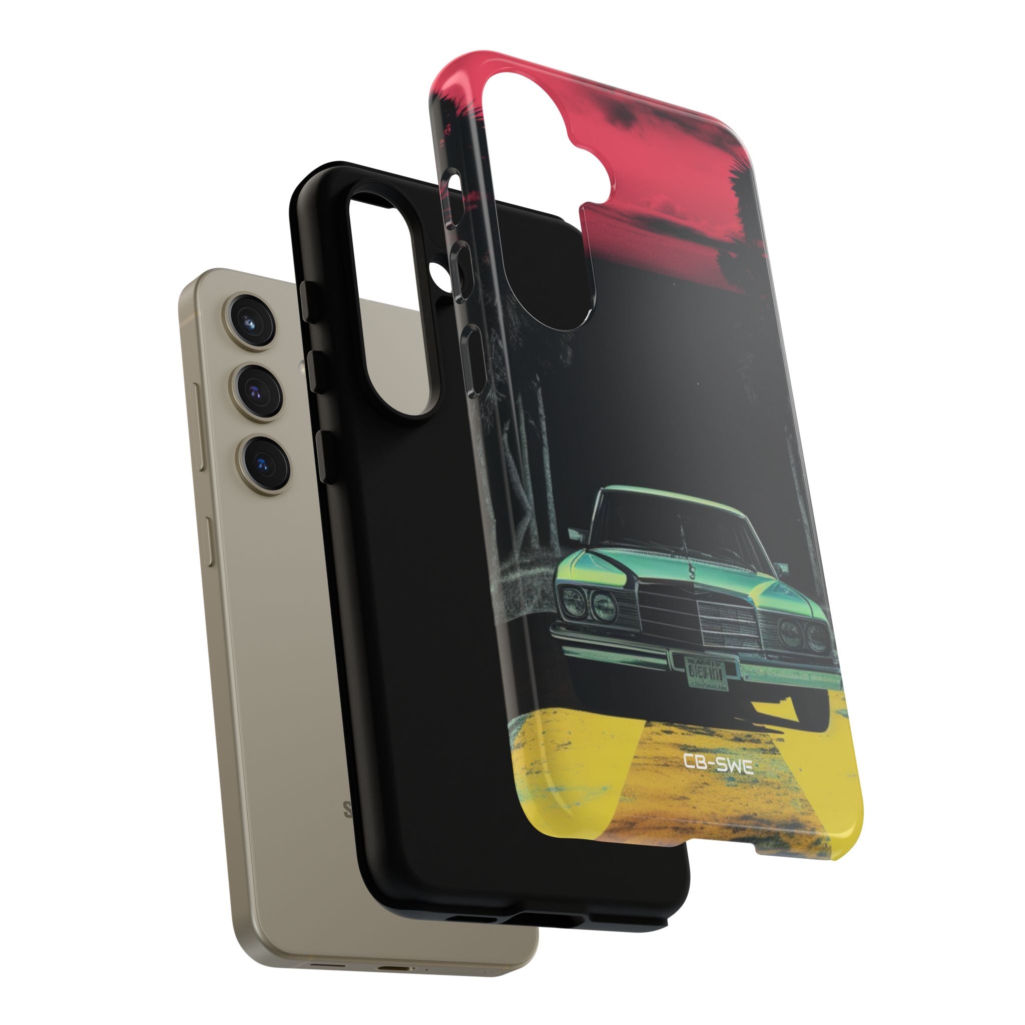 Retro Futuristic Nightscape - Samsung Case
