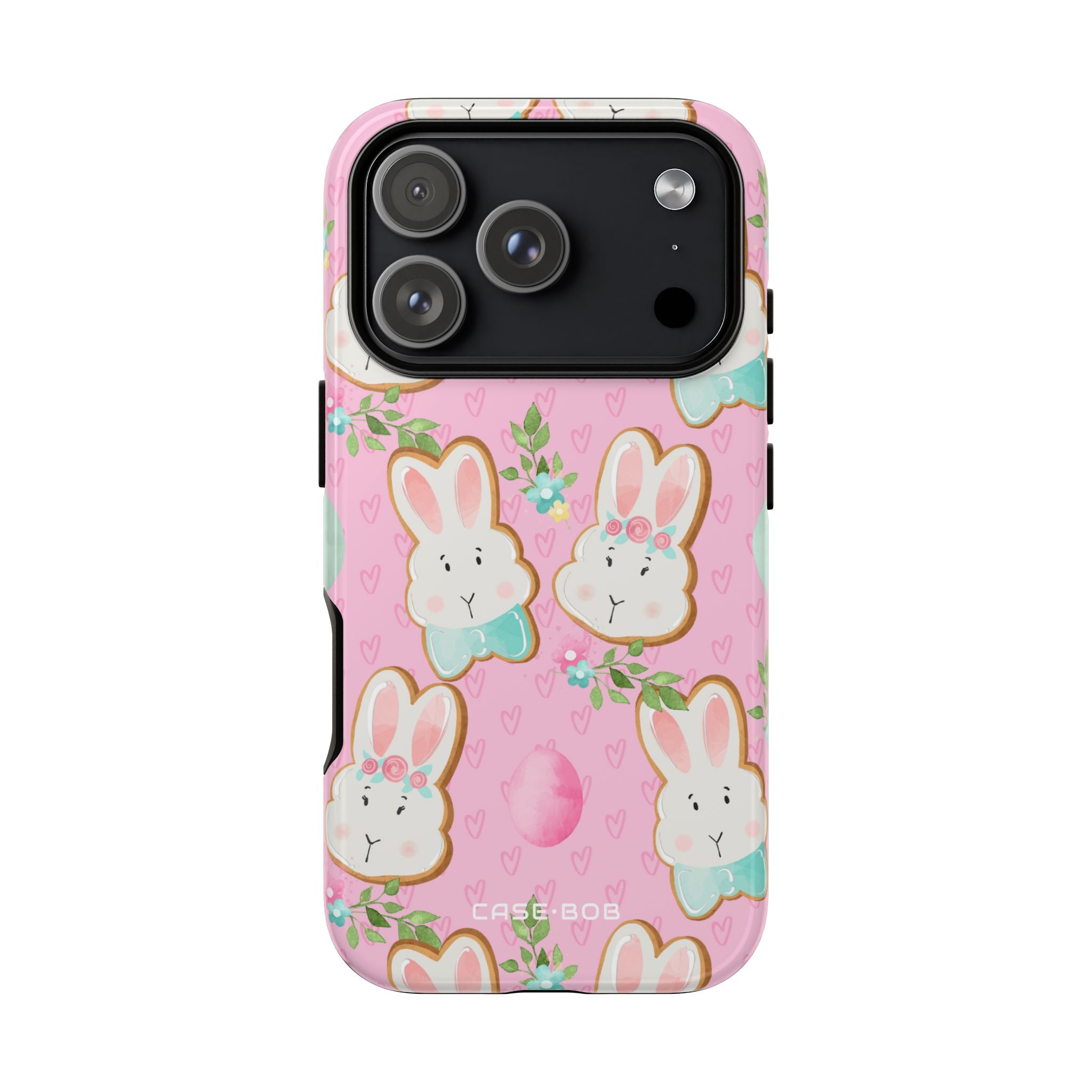 Bunny Blossom iPhone 17 Pro Case - Tough