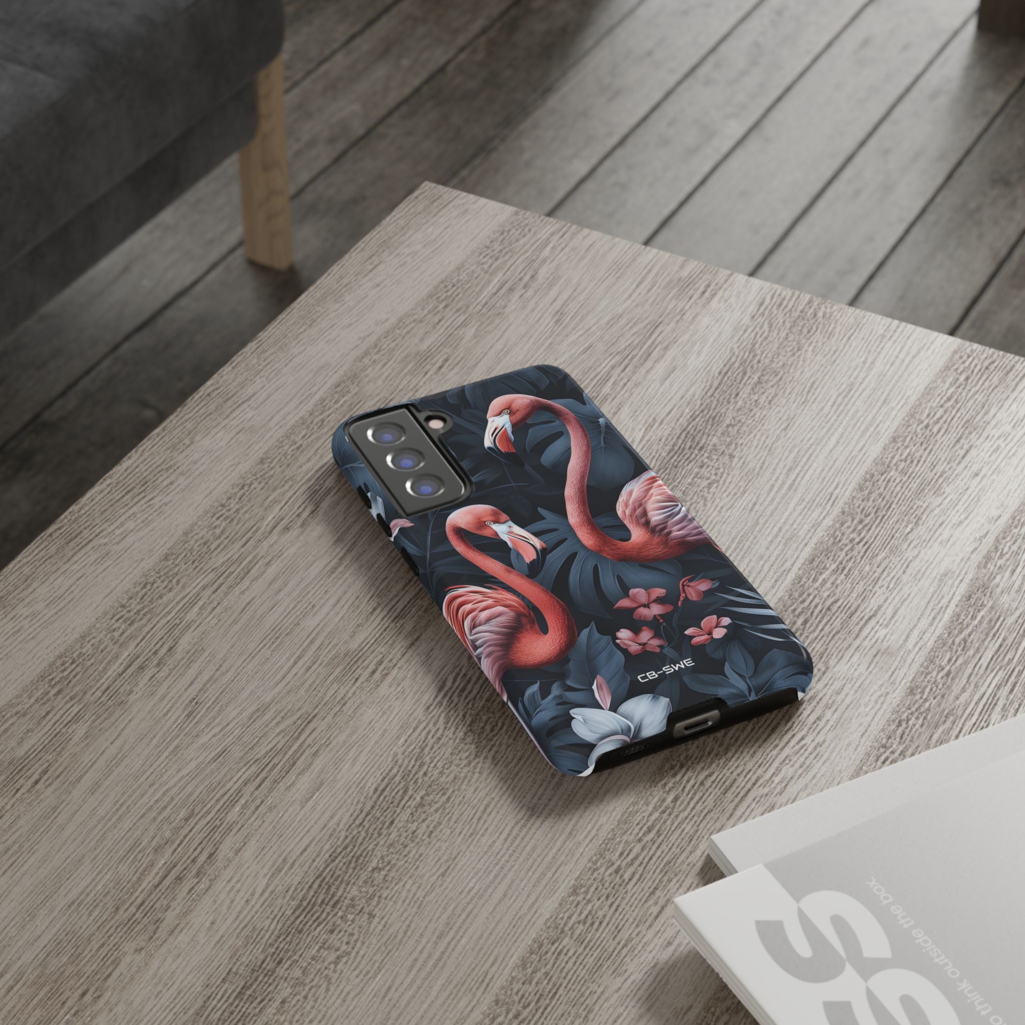 Flamingos Embrace Nature - Samsung Case