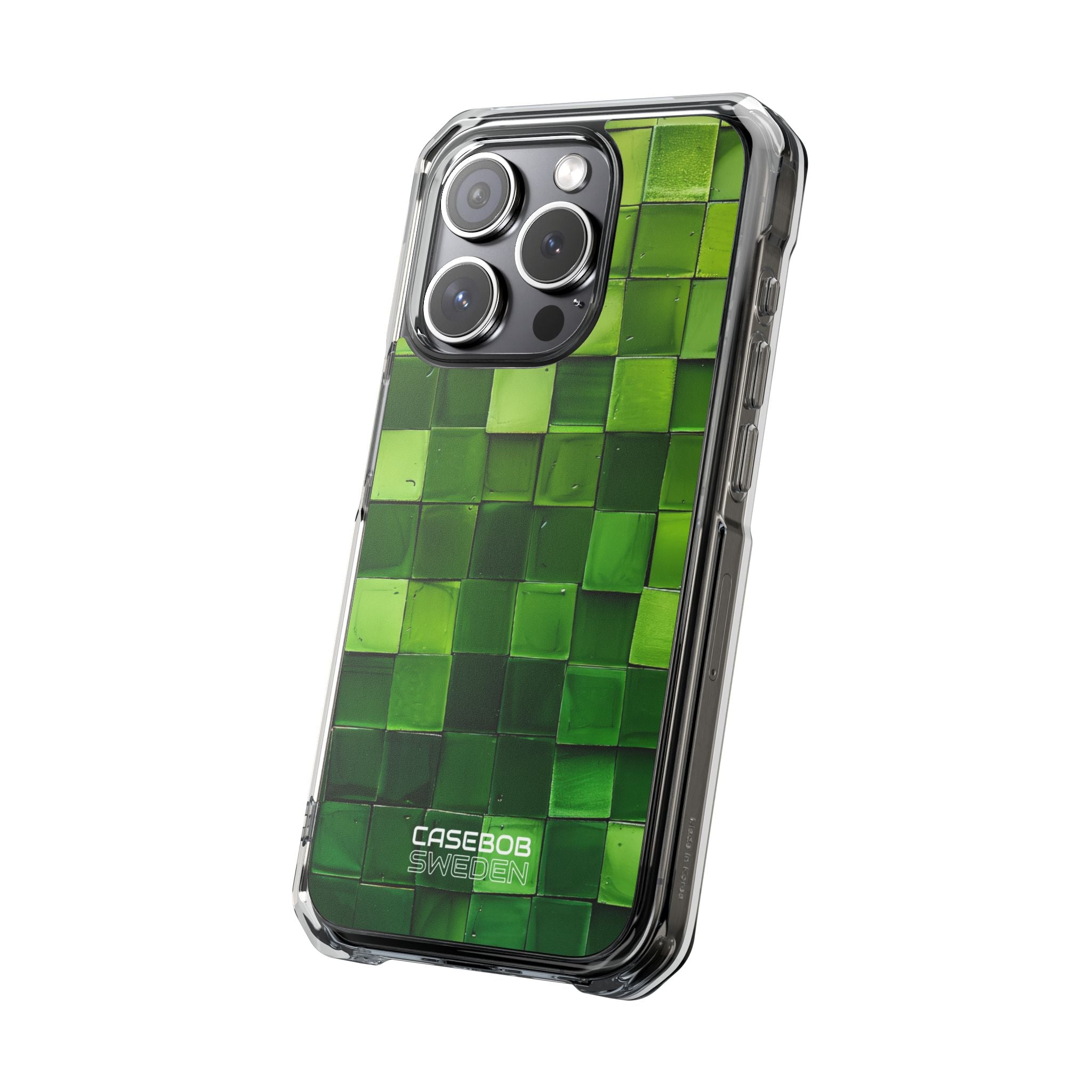 Green Tile Harmony iPhone 15 - Impact Clear+