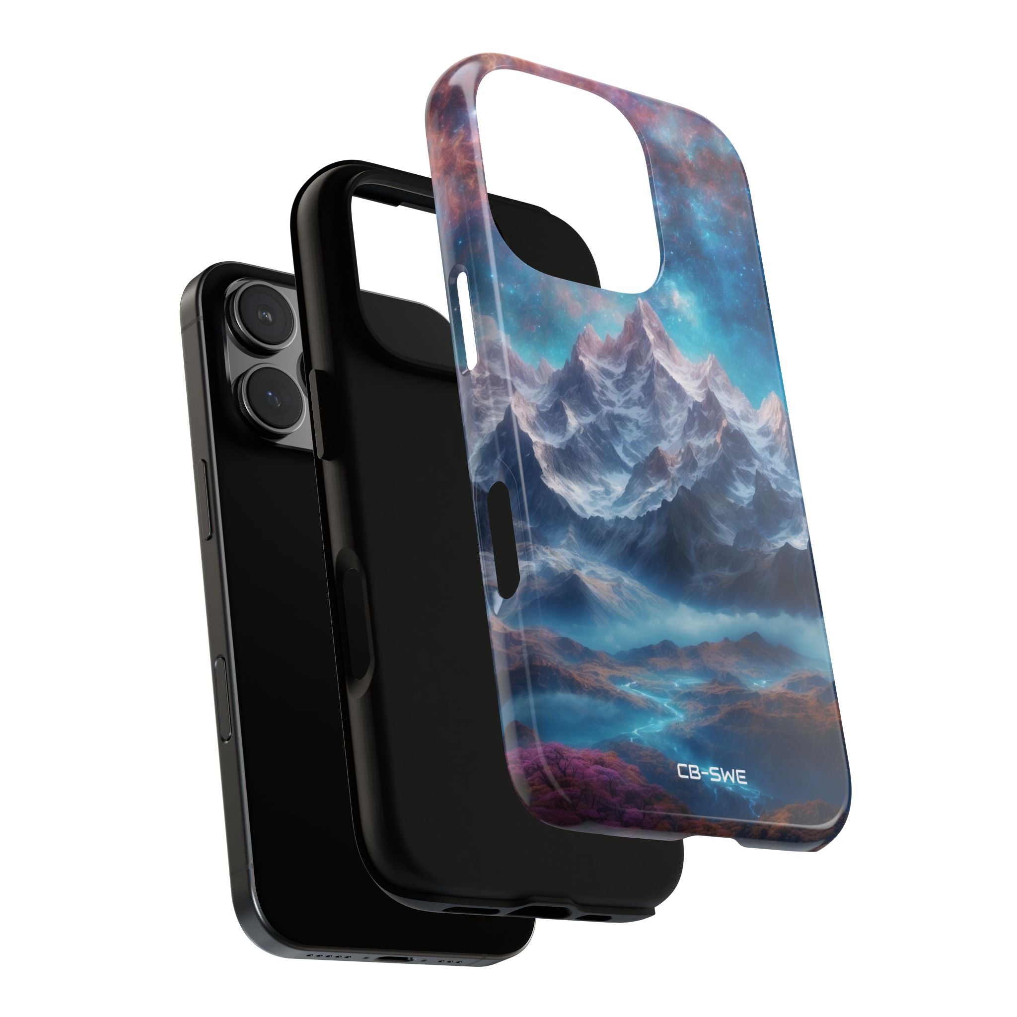 Celestial Mountains Rise - iPhone Case