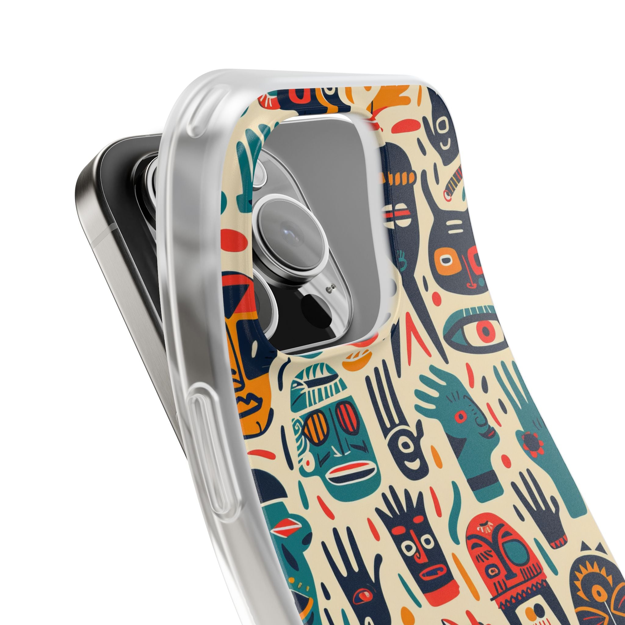 Vivid Faces iPhone 16 Pro Case - Soft