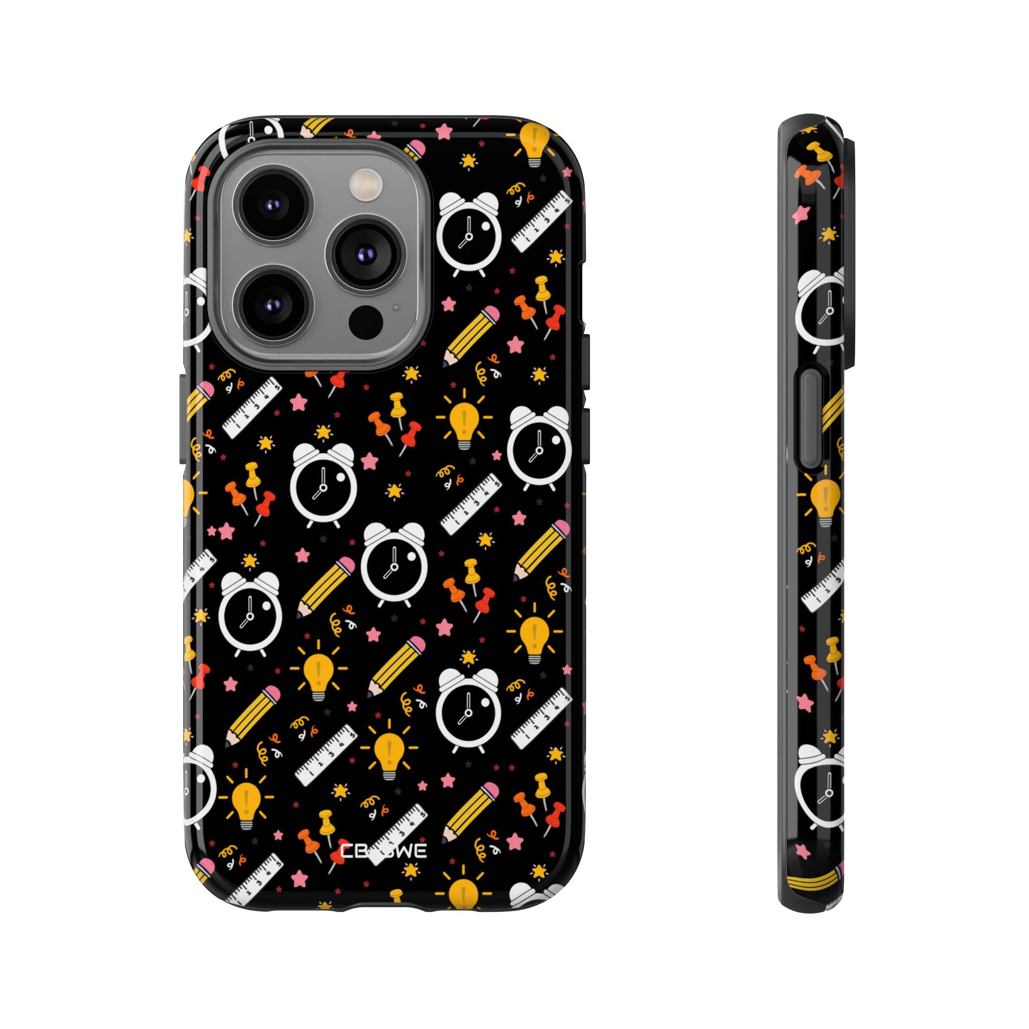 Bright Pencils Twirl - iPhone Case