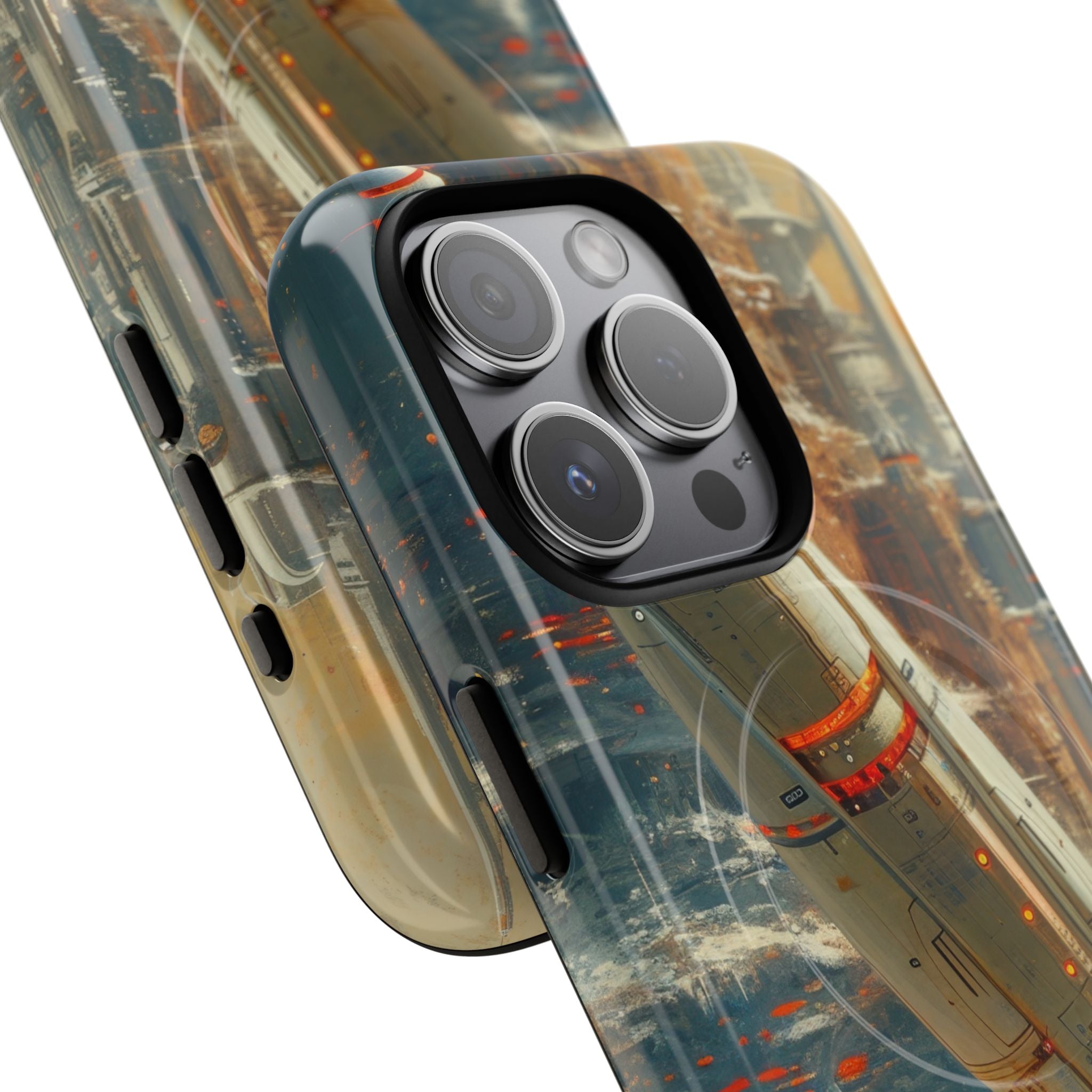 Futuristic Forest Voyage iPhone 15 - Tough+