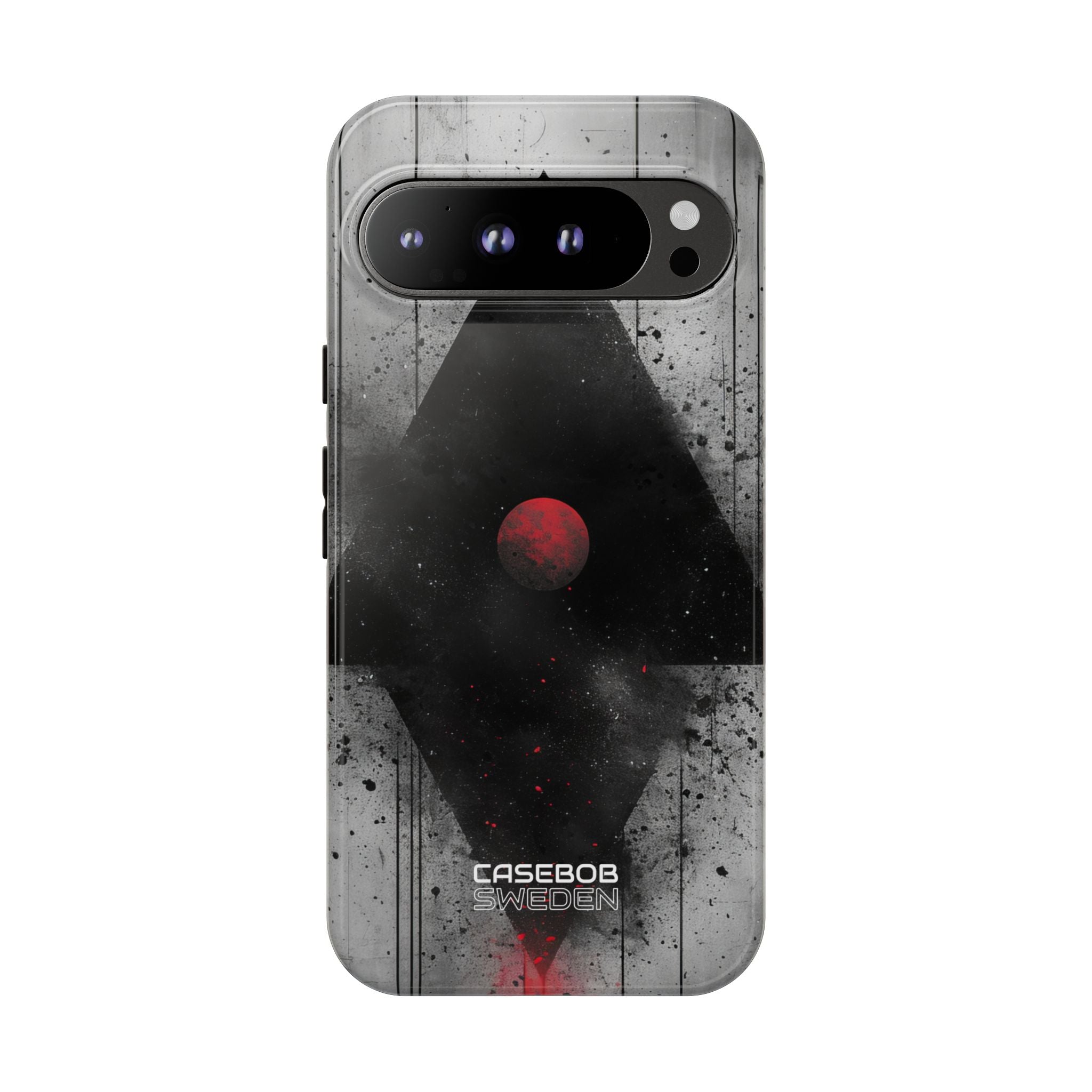 Crimson Core Geometry Google Pixel 9 - Tough
