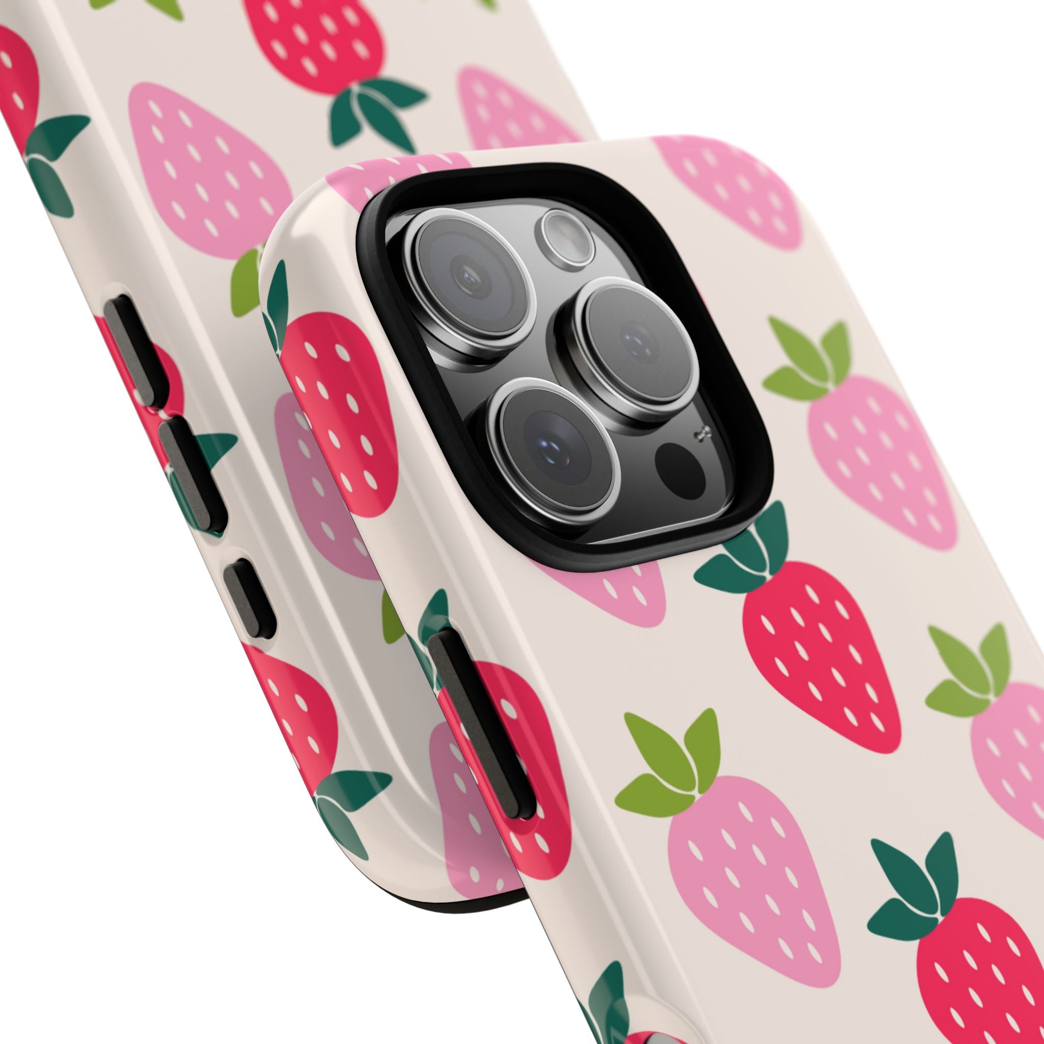 Vibrant Strawberry Rhythm - iPhone Case