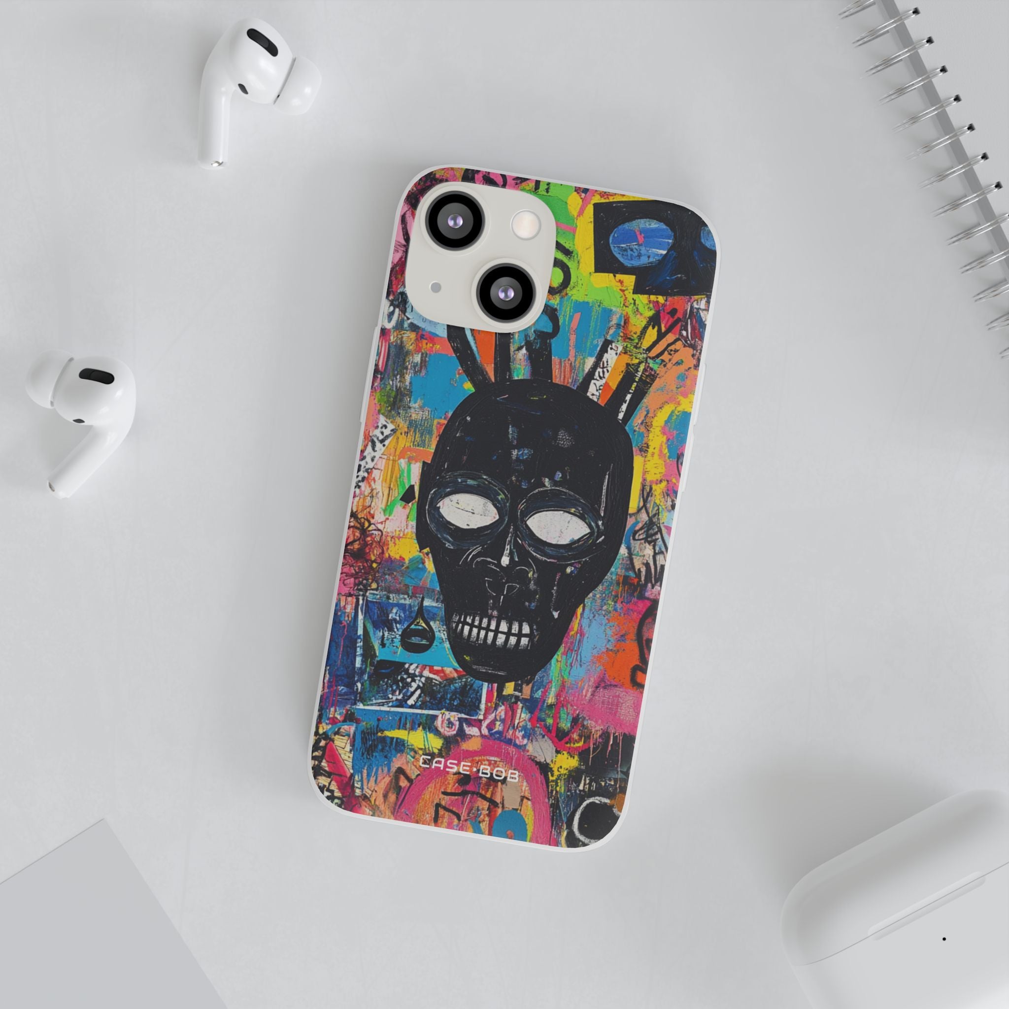 Skull Vortex iPhone 13 mini Case - Soft