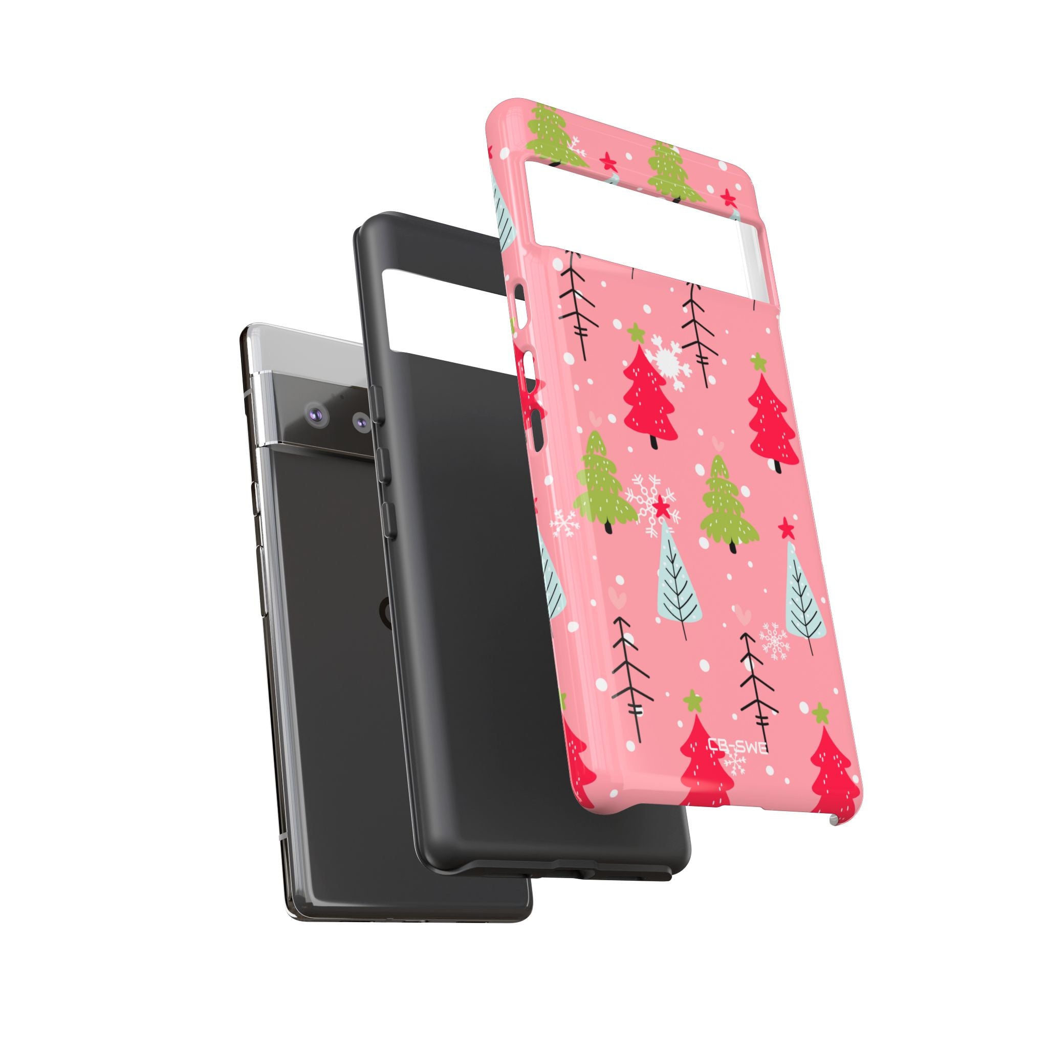 Snowflakes Dance Playfully - Google Pixel Case