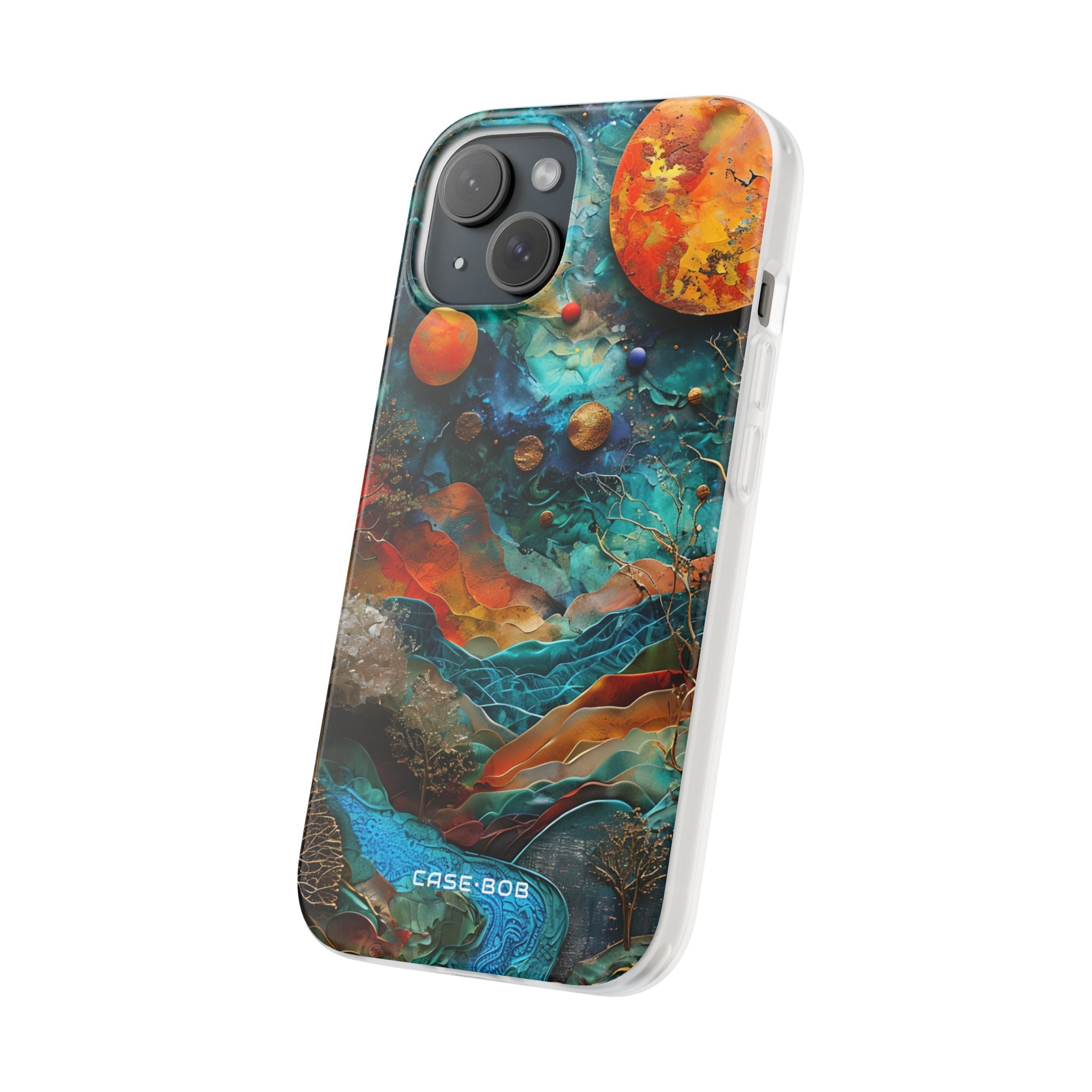 Celestial Ember iPhone 15 Case - Soft