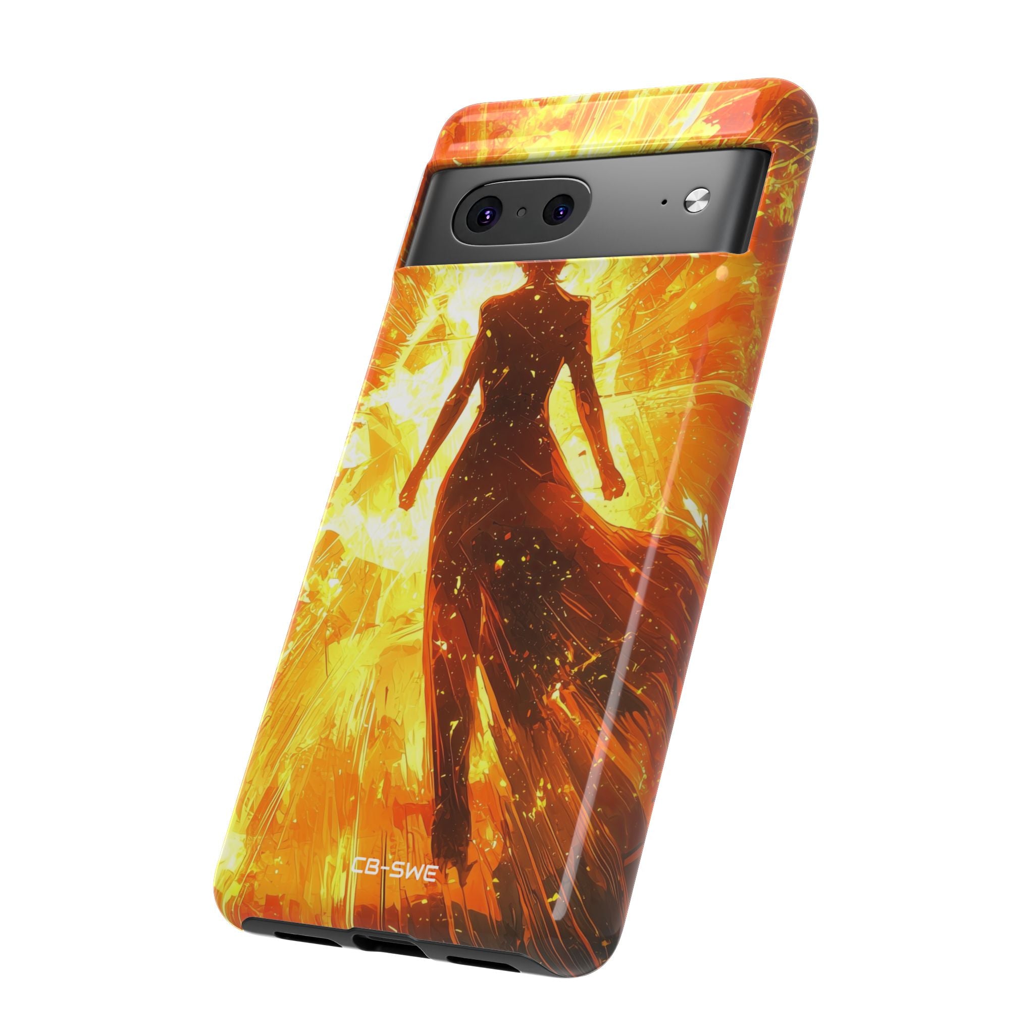 Fiery Energy Erupts - Google Pixel Case