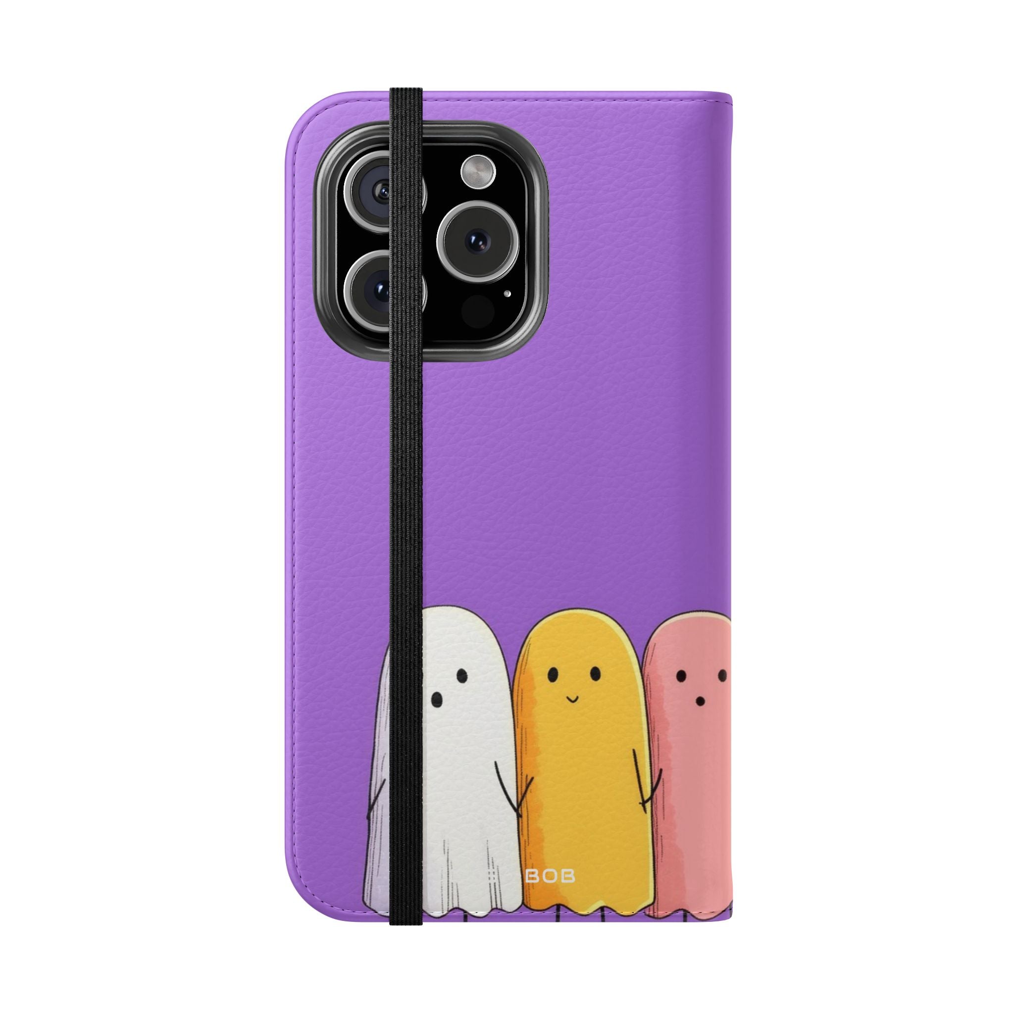 Colorful Ghosts Line - iPhone 16 Pro Case - Wallet