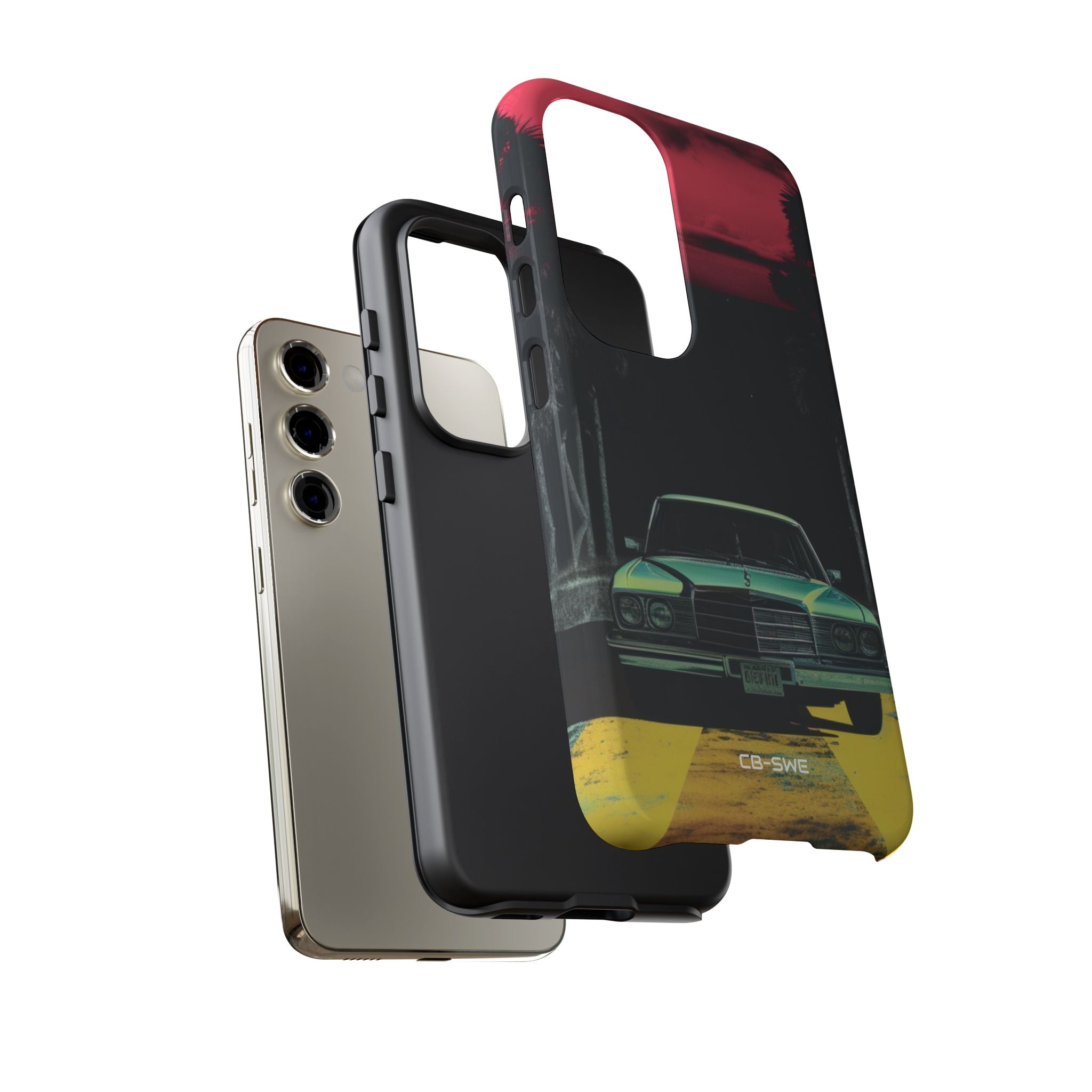 Retro Futuristic Nightscape - Samsung Case