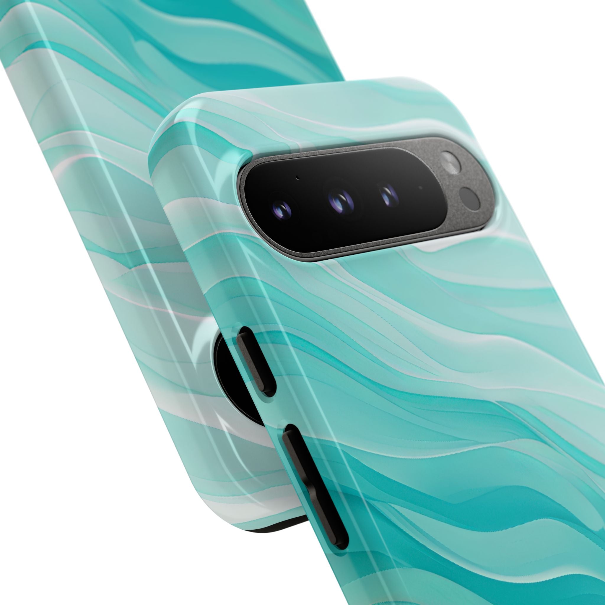 Kalmerende Aqua-golven Google Pixel 9 - Tough