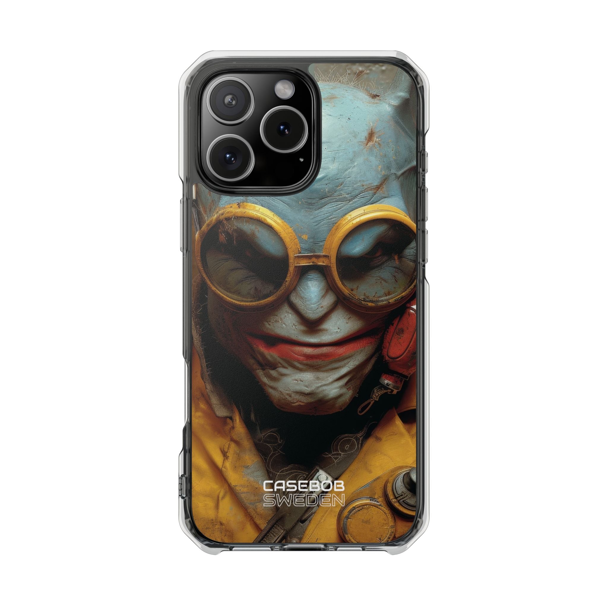 Steampunk Masked Adventurer iPhone 16 - Impact Clear+