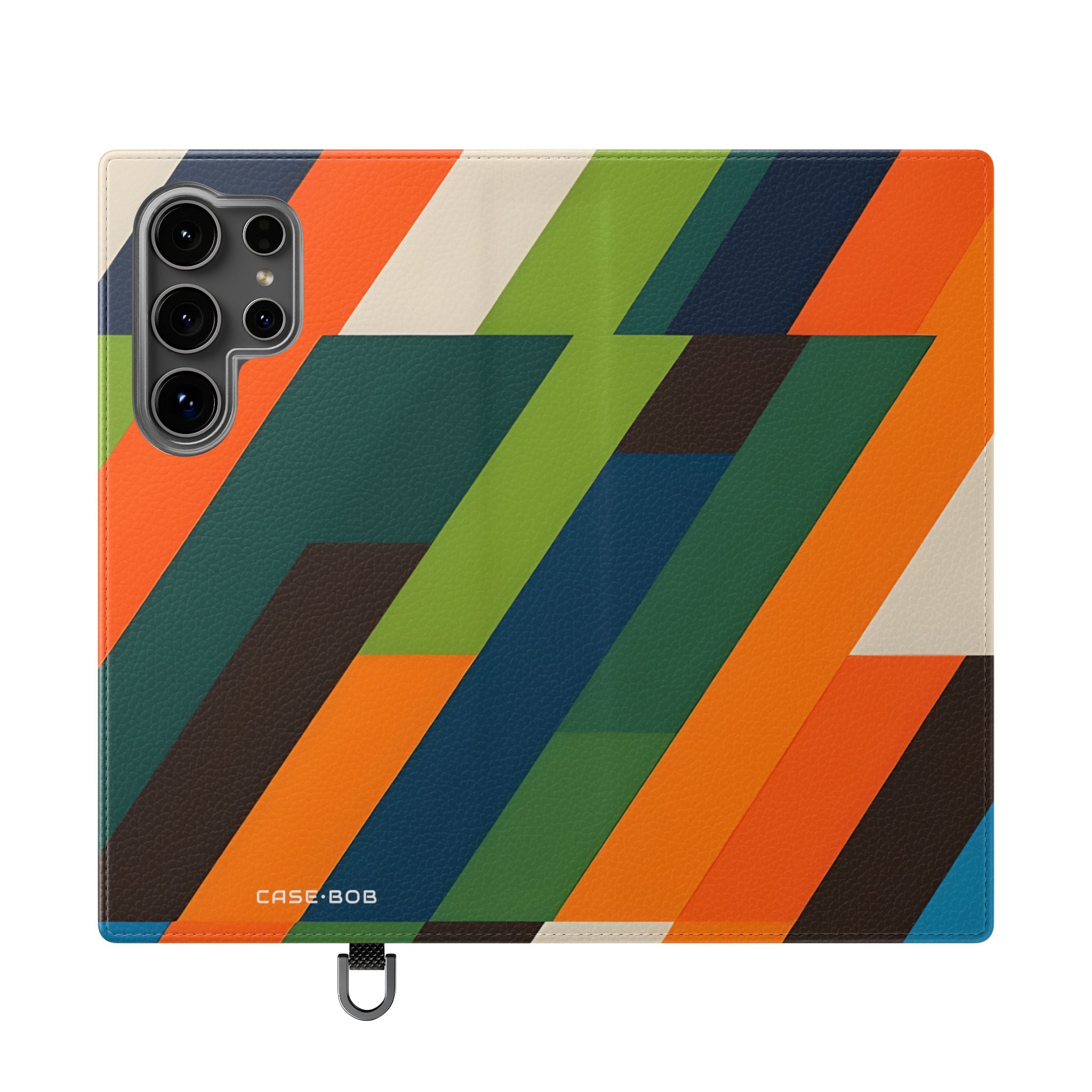 Zigzag-raitoja - Samsung S24 Ultra Case - Lompakkotyyppinen