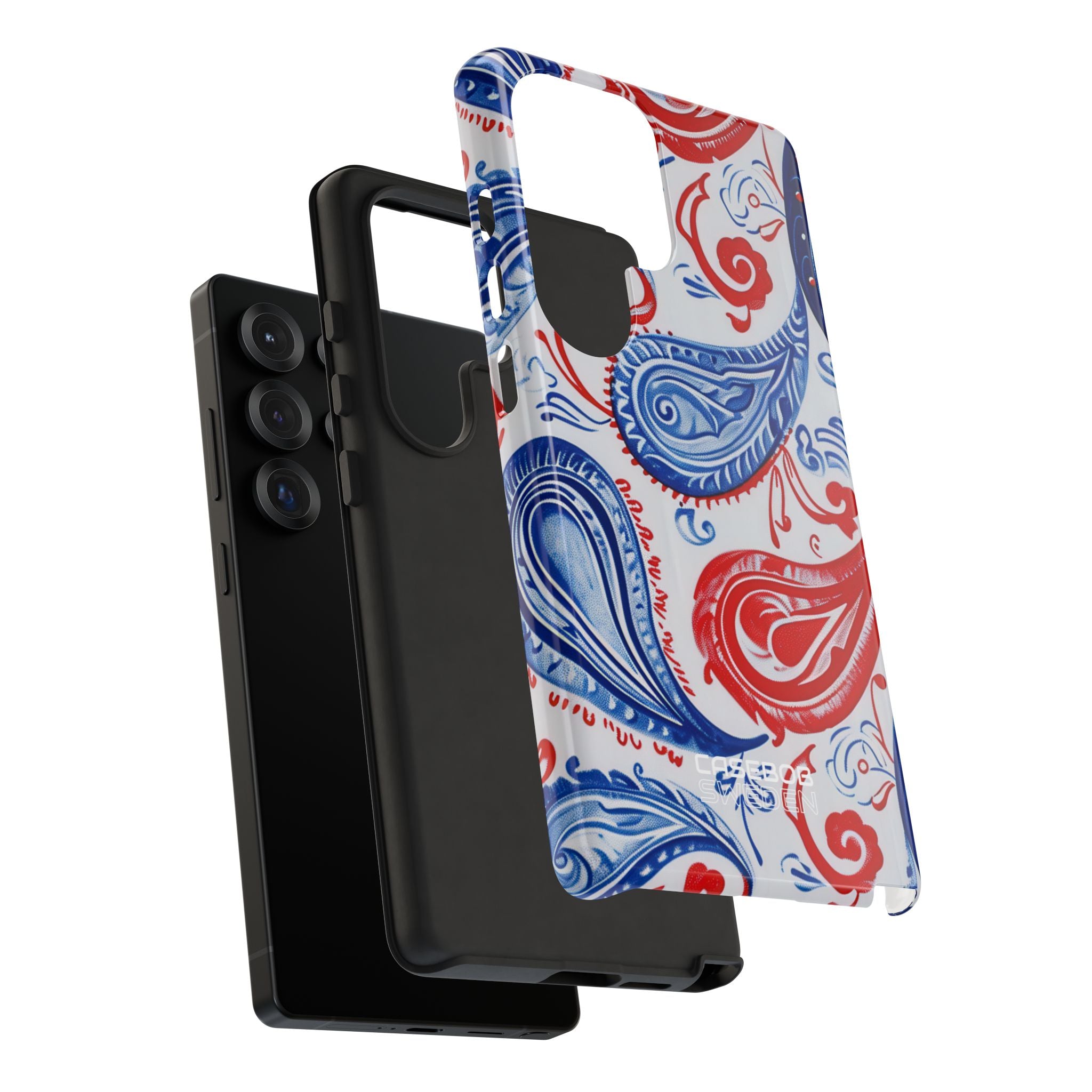 Levendige Paisley Swirls Samsung S25 - Tough