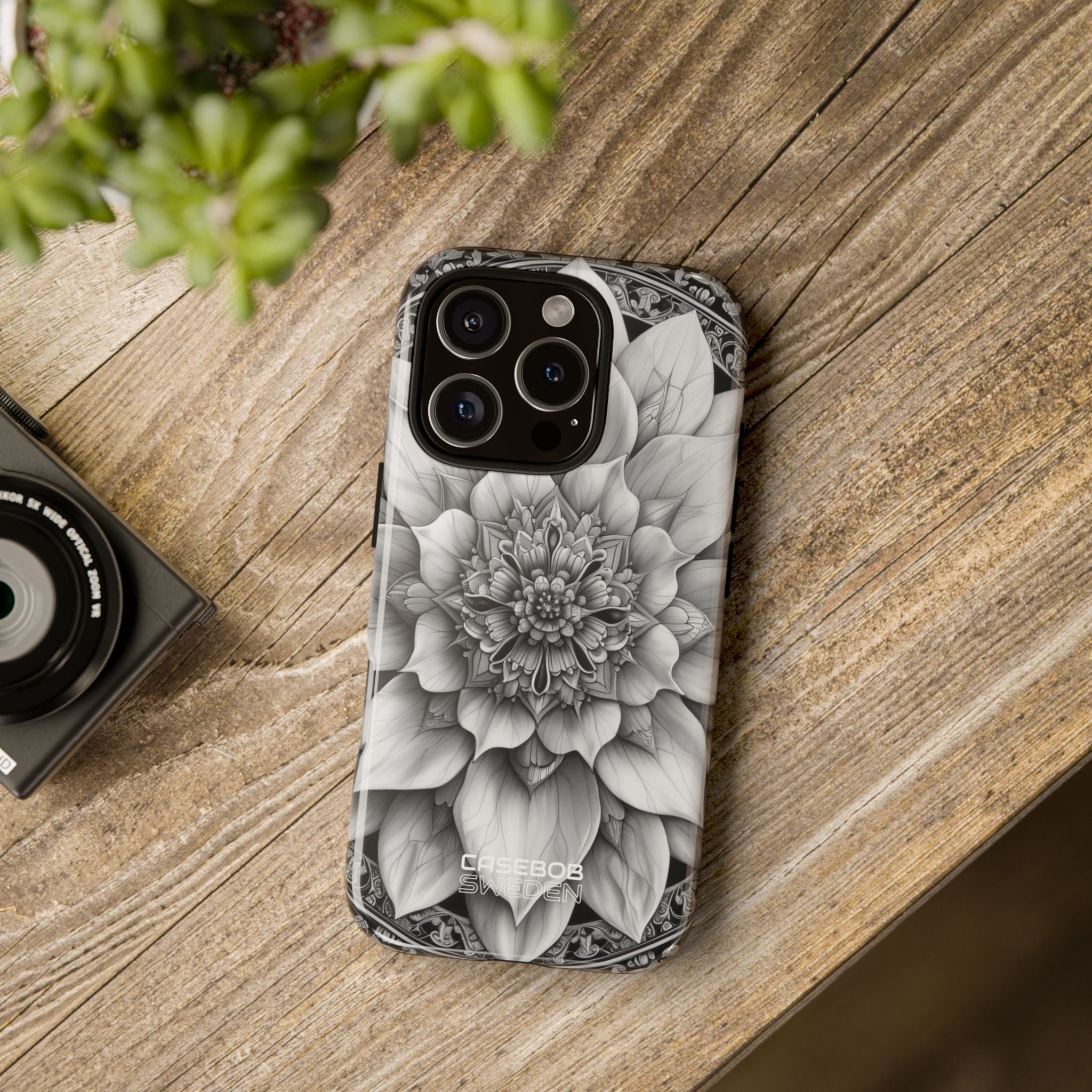 Cosmic Floral Mandala iPhone 16 - Tough