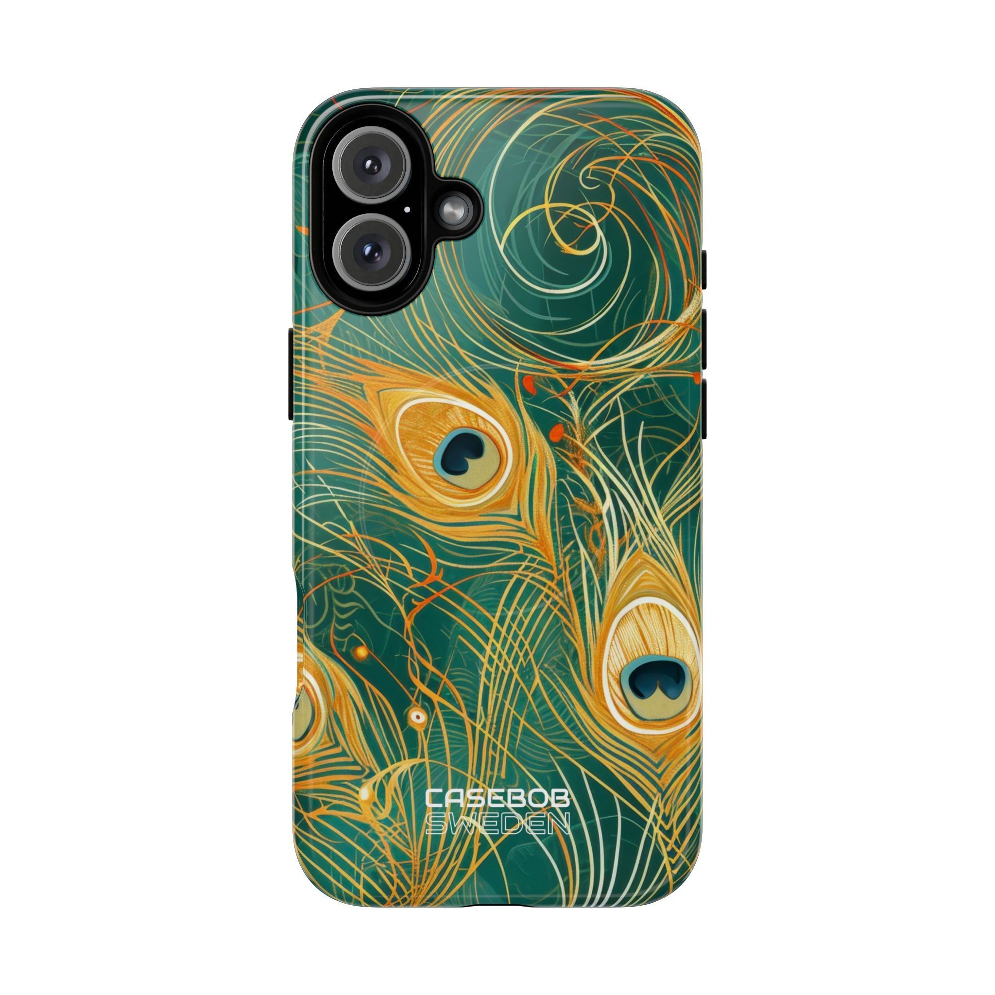 Vibrant Peacock Whirl iPhone 16 - Tough+