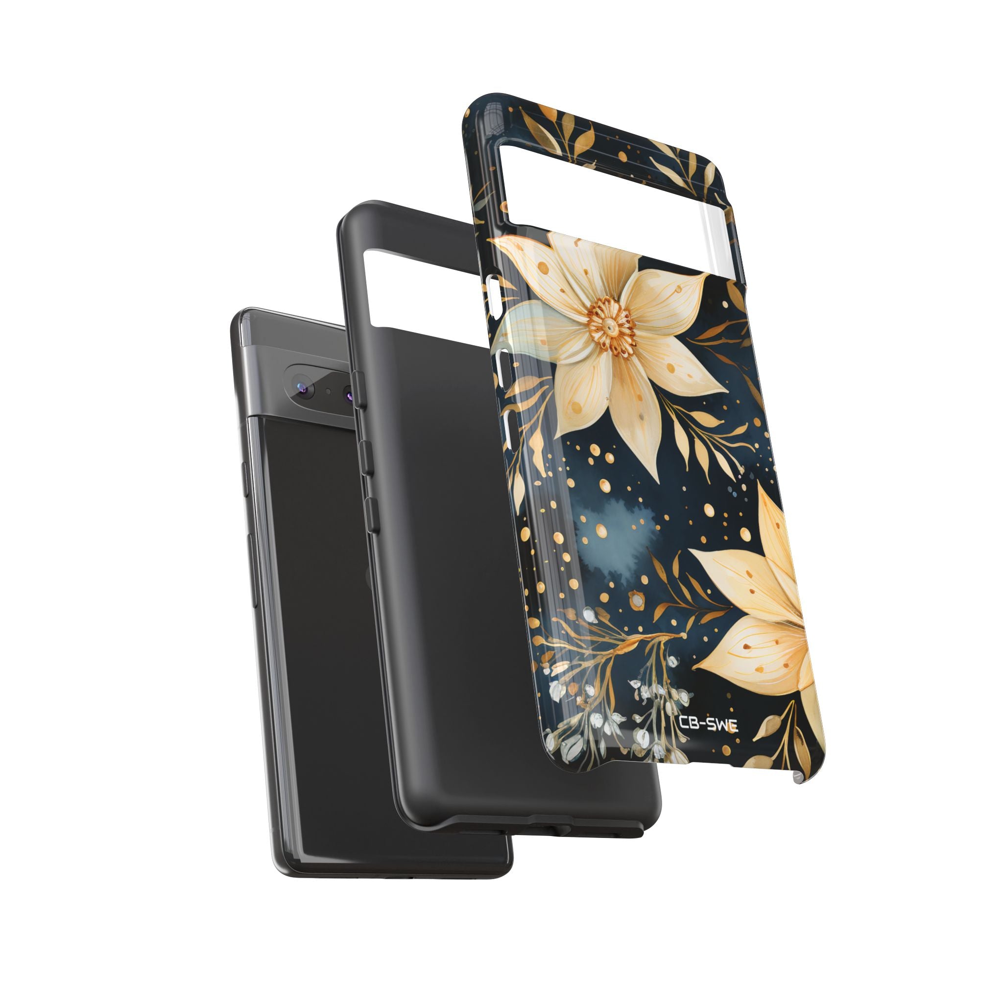Floral Elegance Flourishes - Google Pixel Case
