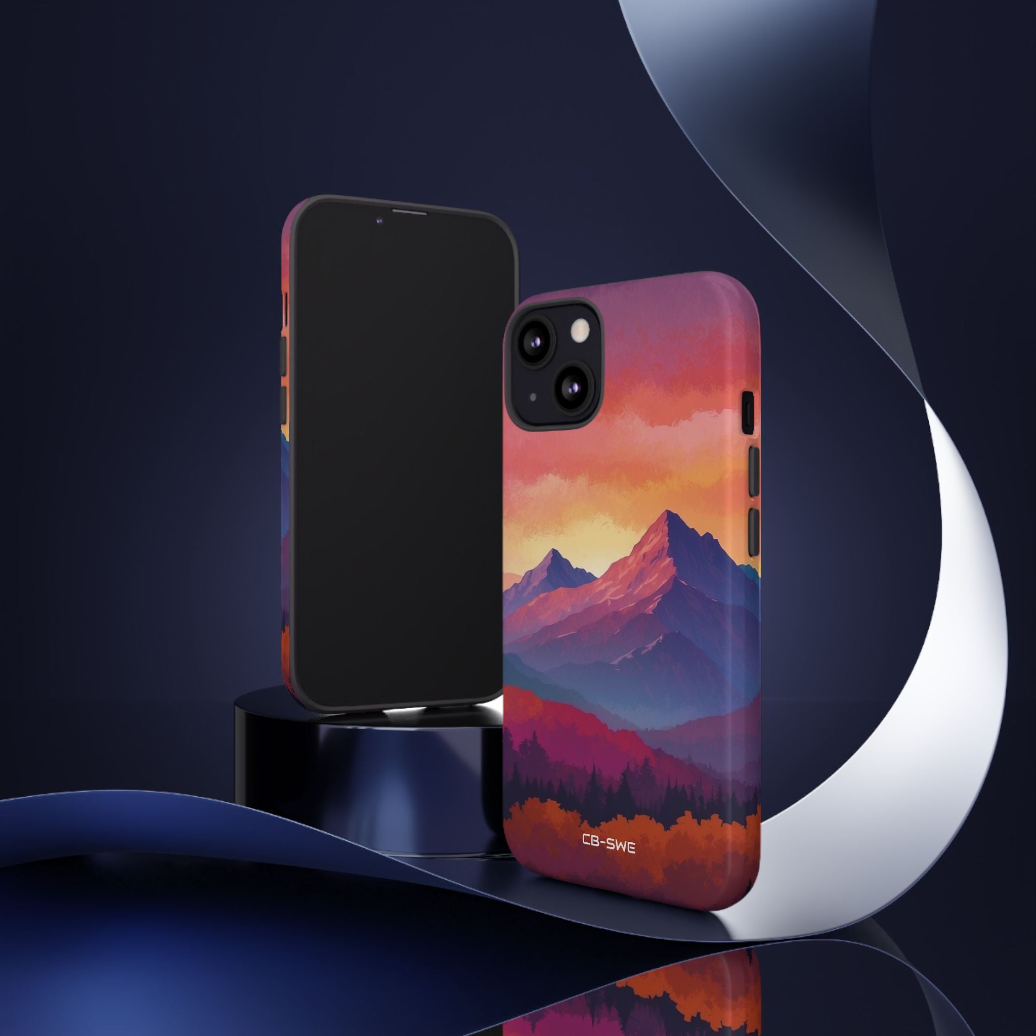 Mountain Peaks Rise - iPhone Case