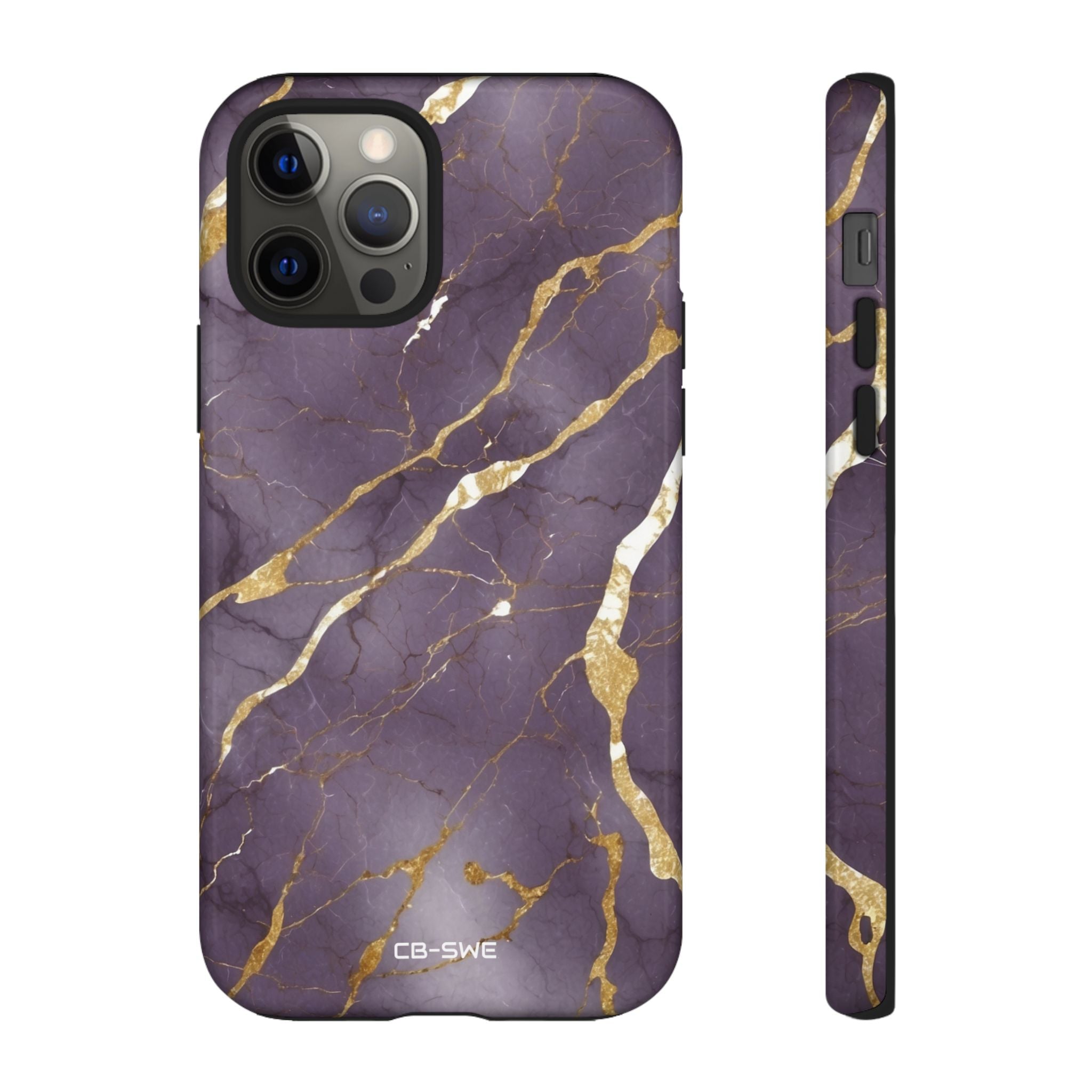 Golden Veins Flowing - iPhone Case